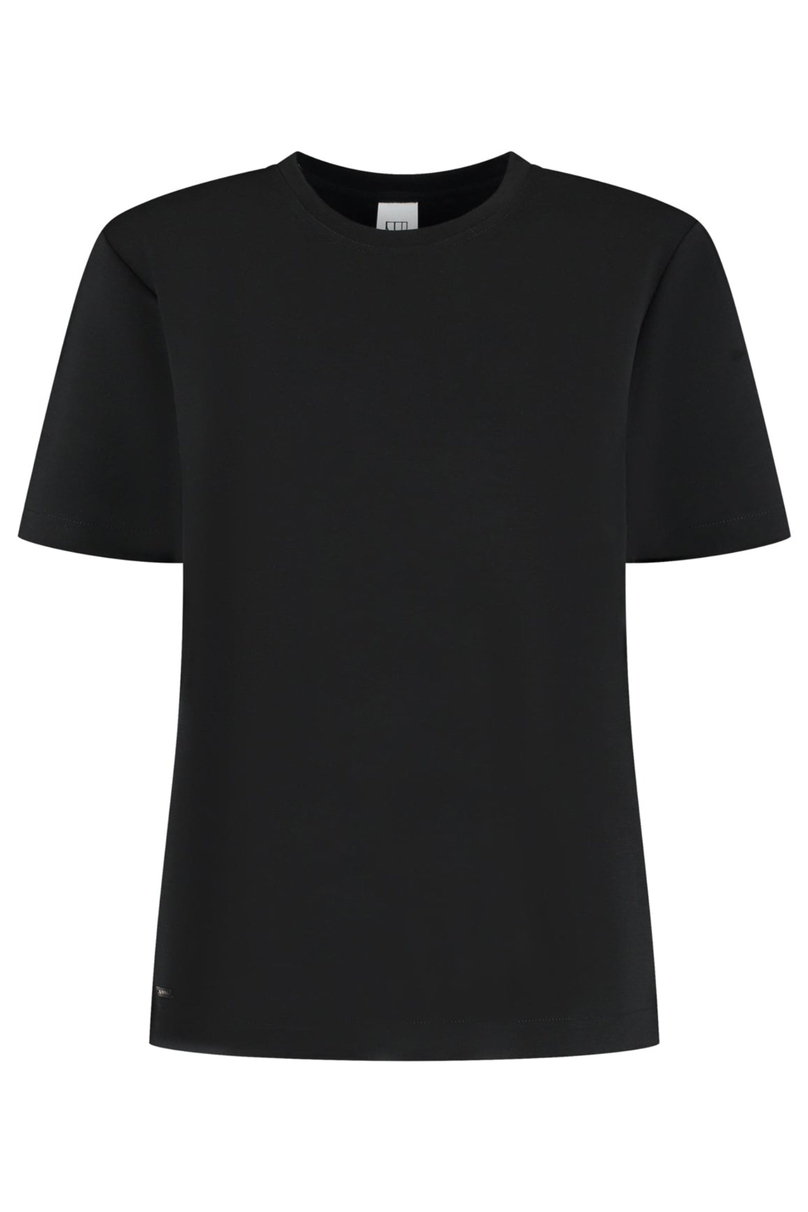 Eva Modal Blend Slim Fit Tee - Black