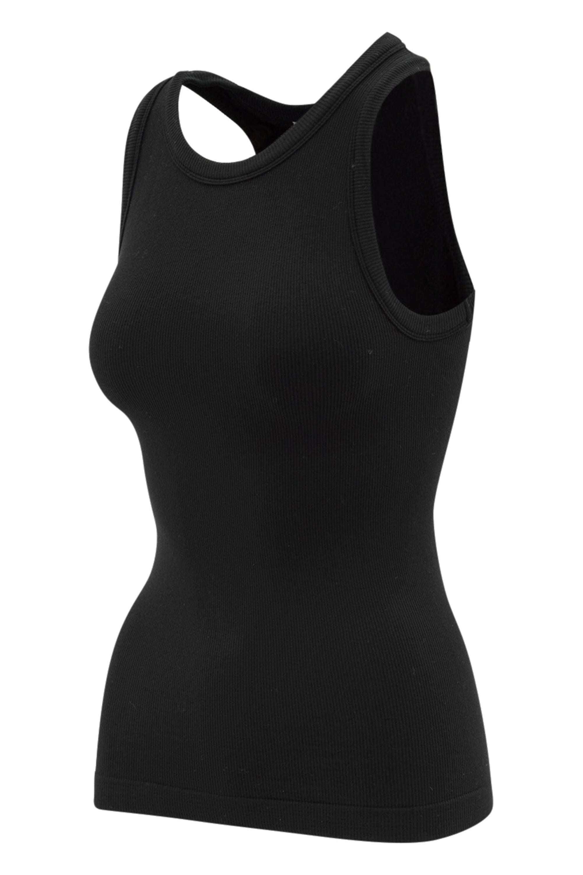 Maia MicroModal Soft Rib Tank - Black