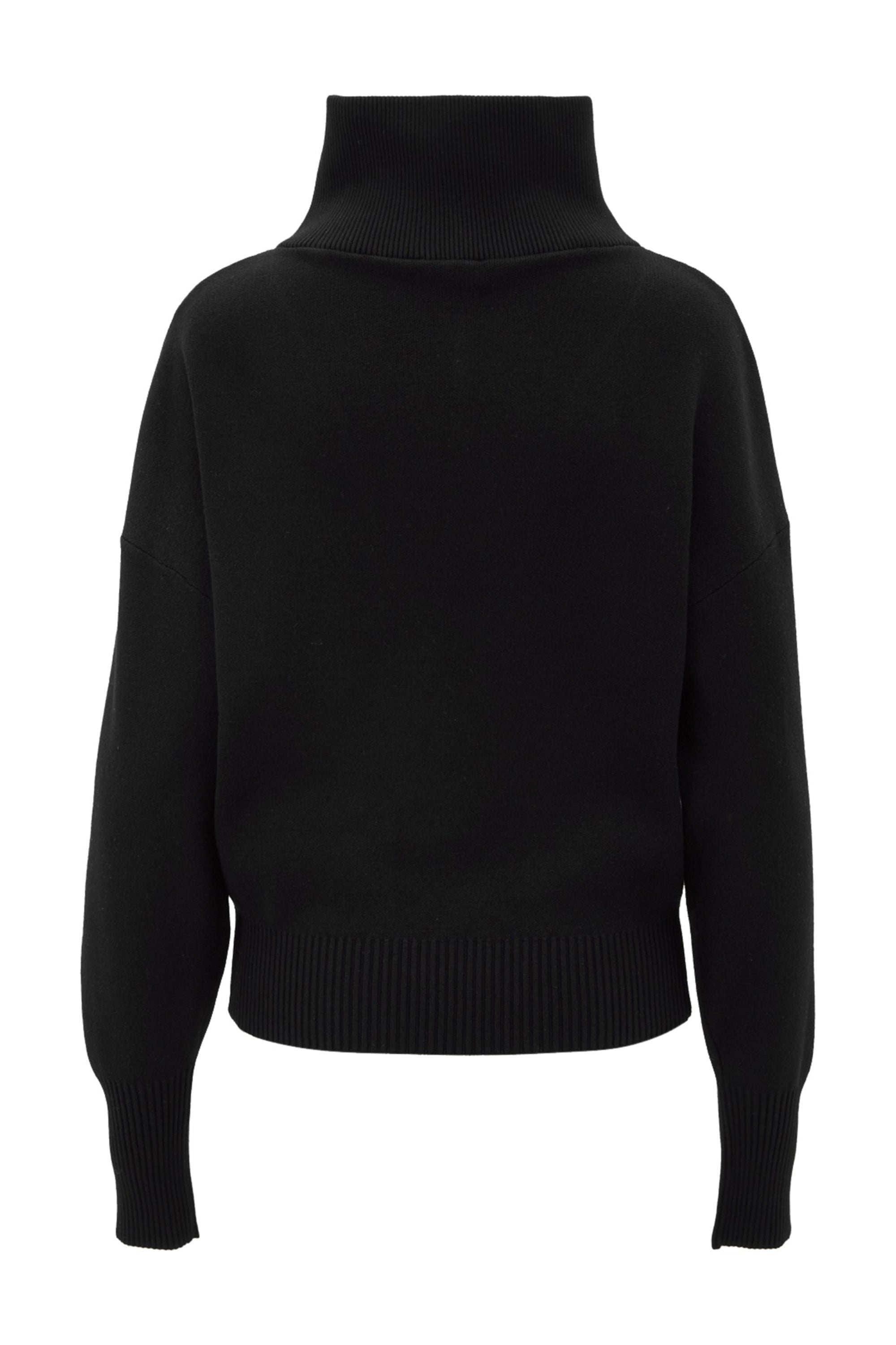 Olly Half-Zip Sweater - Black