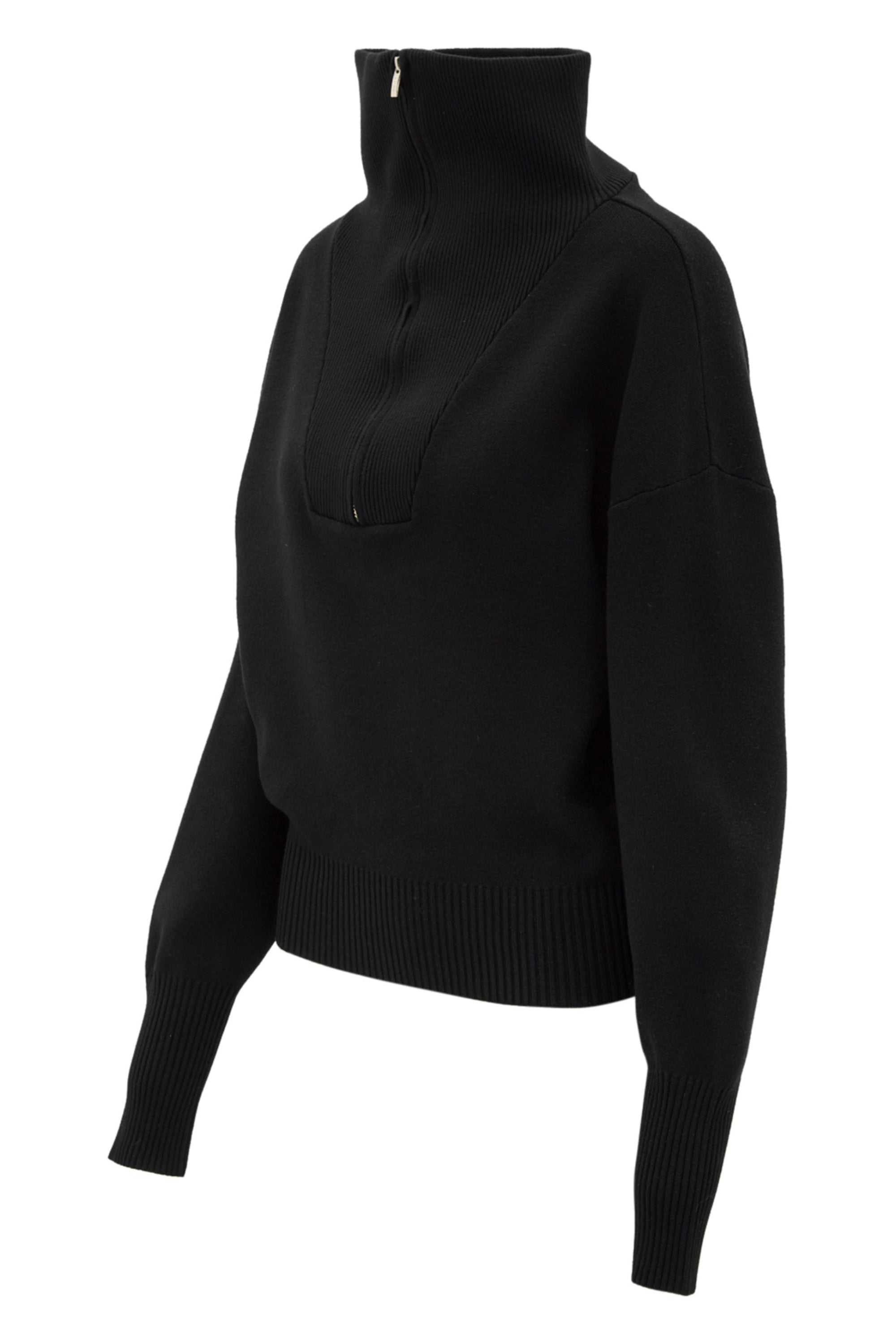 Olly Half-Zip Sweater - Black