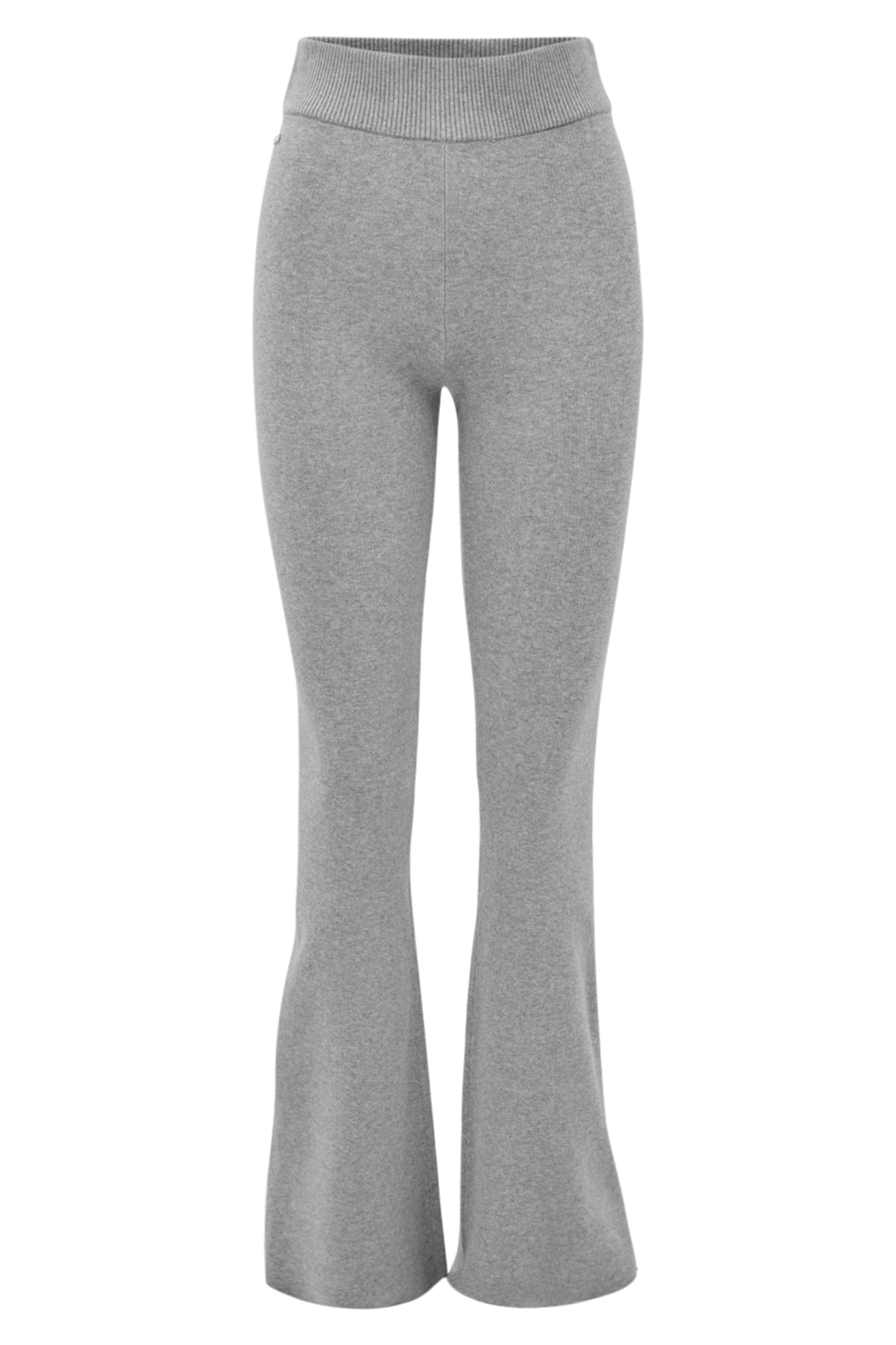Olly Flare Pants - Grey Melange