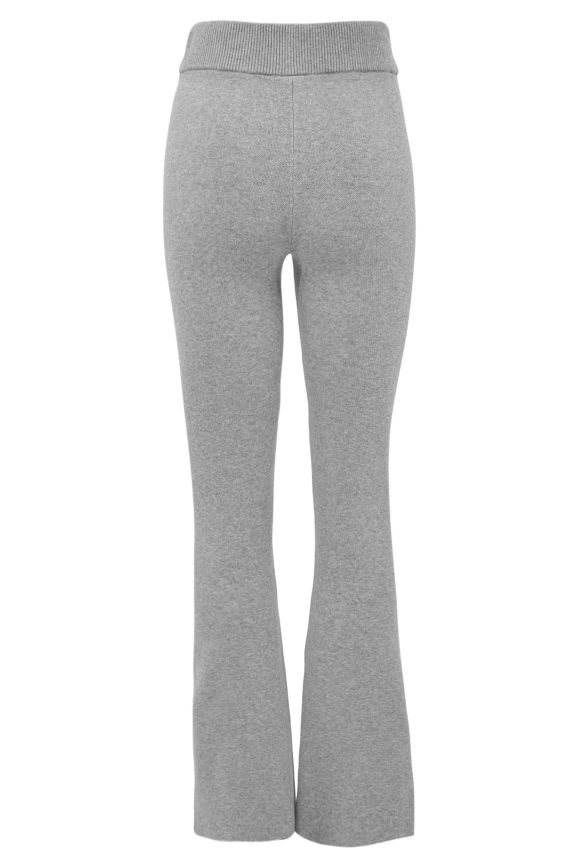 Olly Flare Pants - Grey Melange