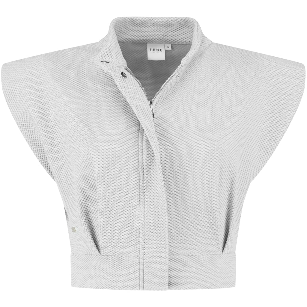 Moon Classic Cropped Jacket - Mirage Grey