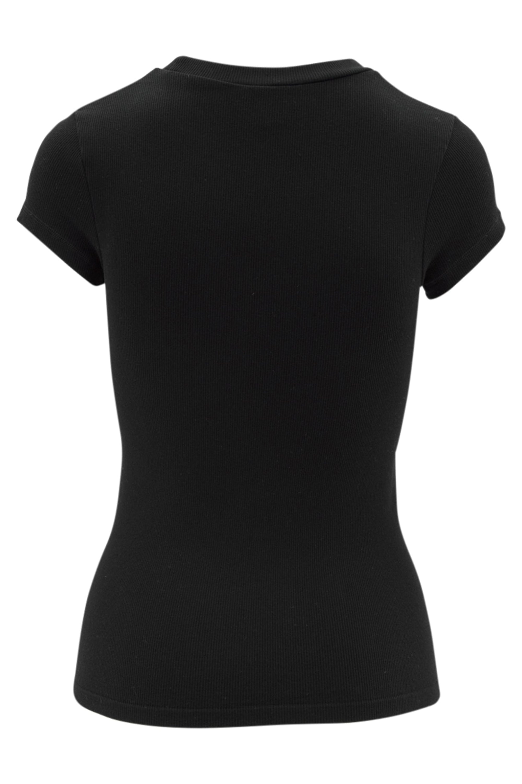 Maia Micromodal Short Sleeve Tee - Black