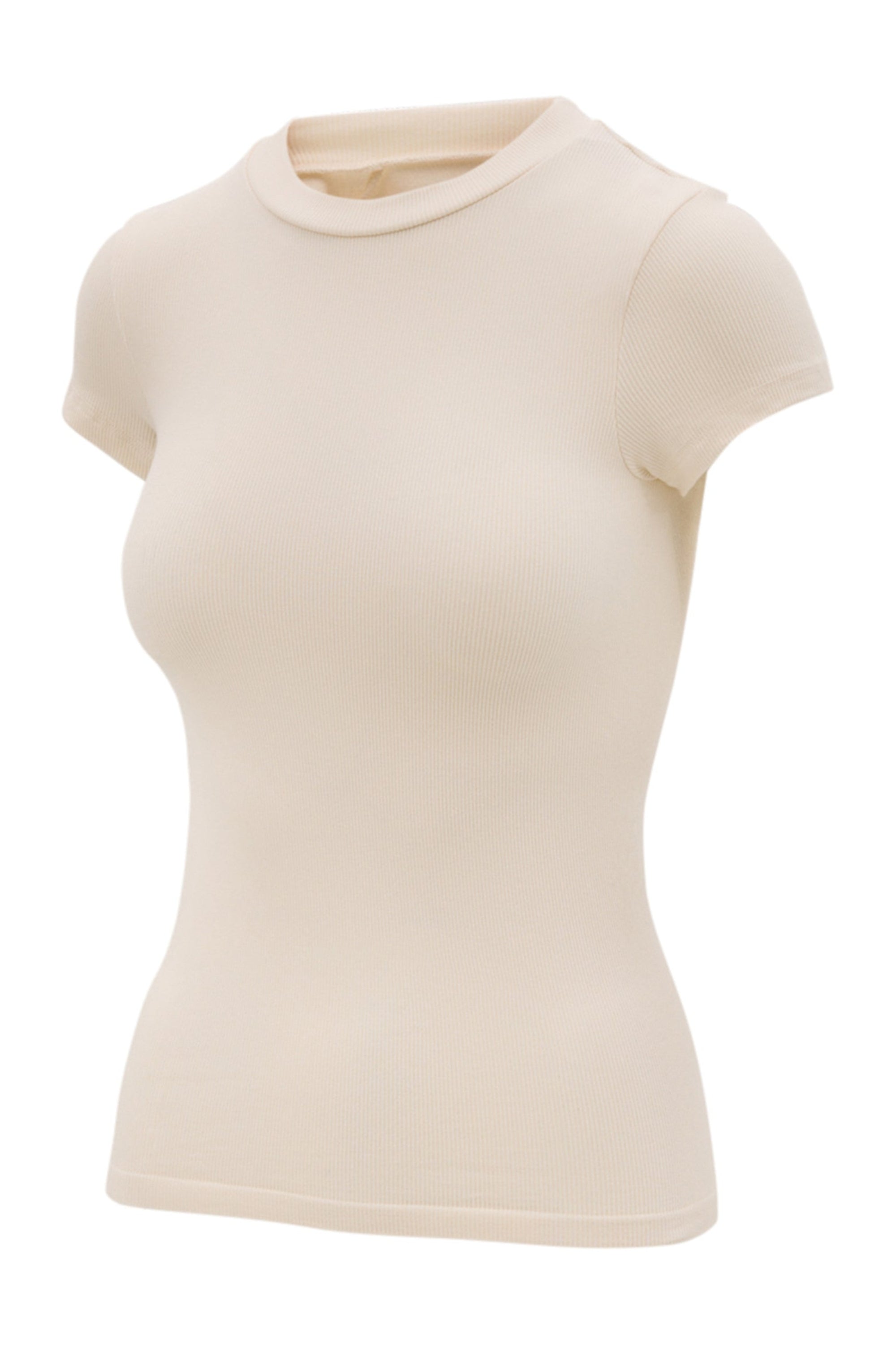 Maia Micromodal Short Sleeve Tee - Marshmellow