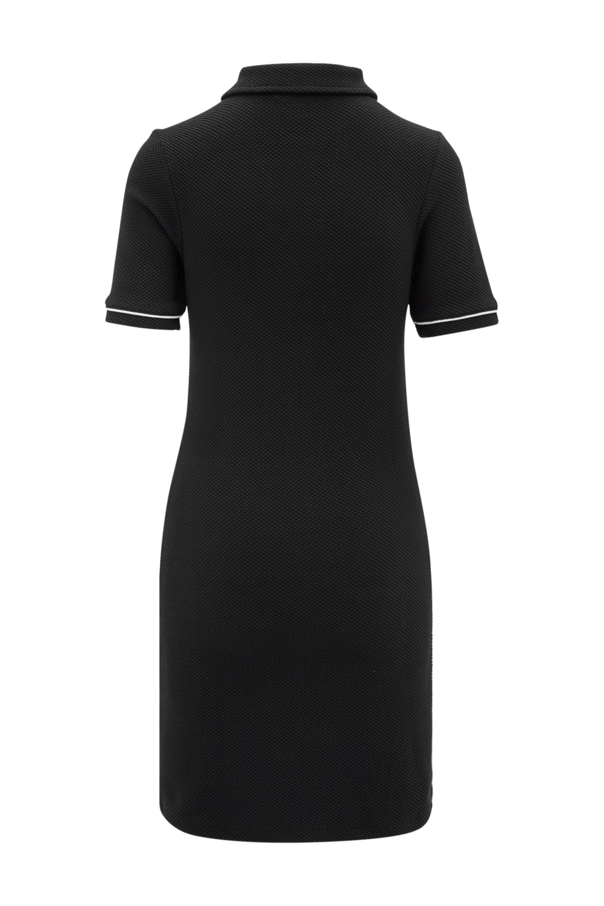 Moon Classic Polo Dress - Black