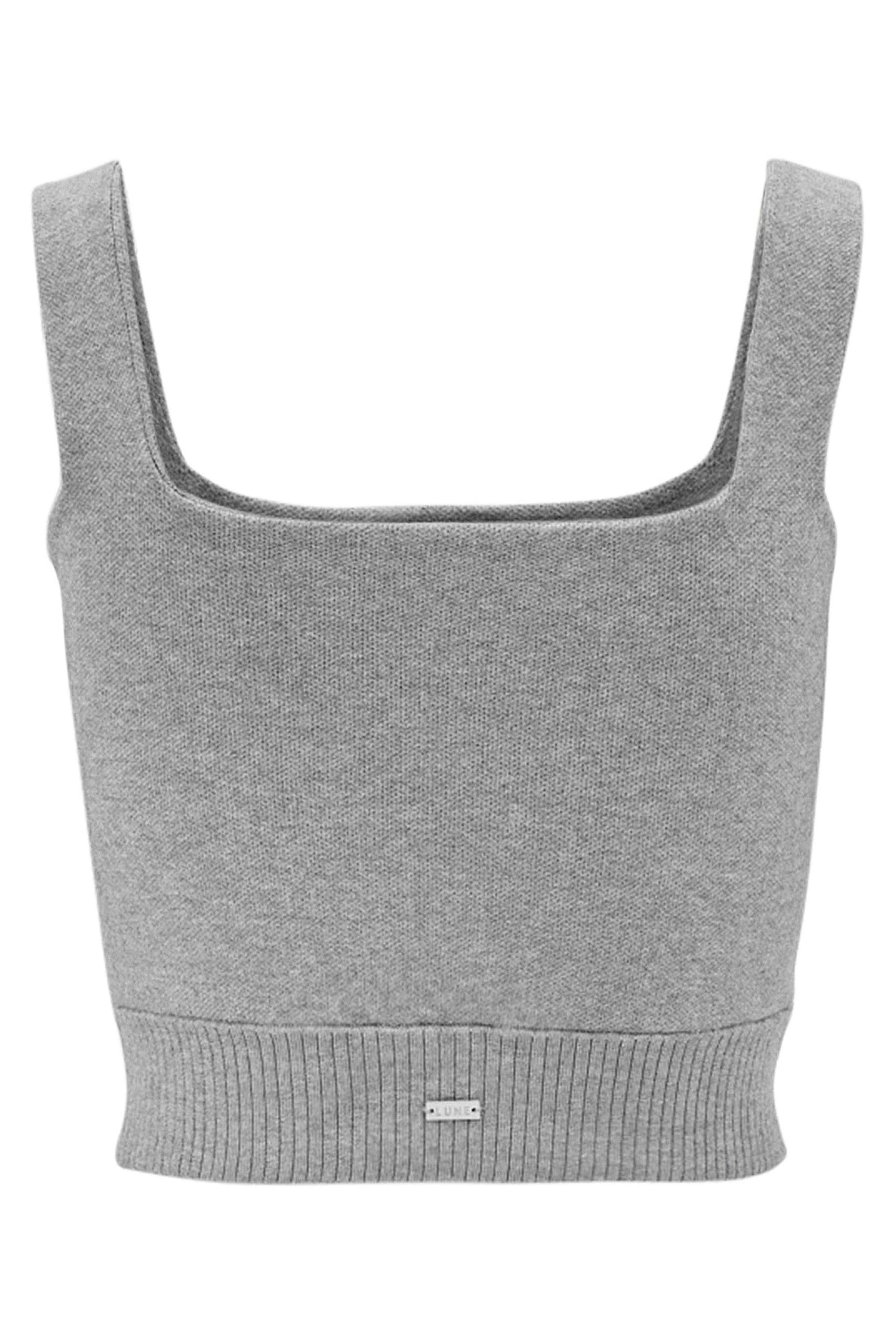 Olly Short Tank - Grey Melange