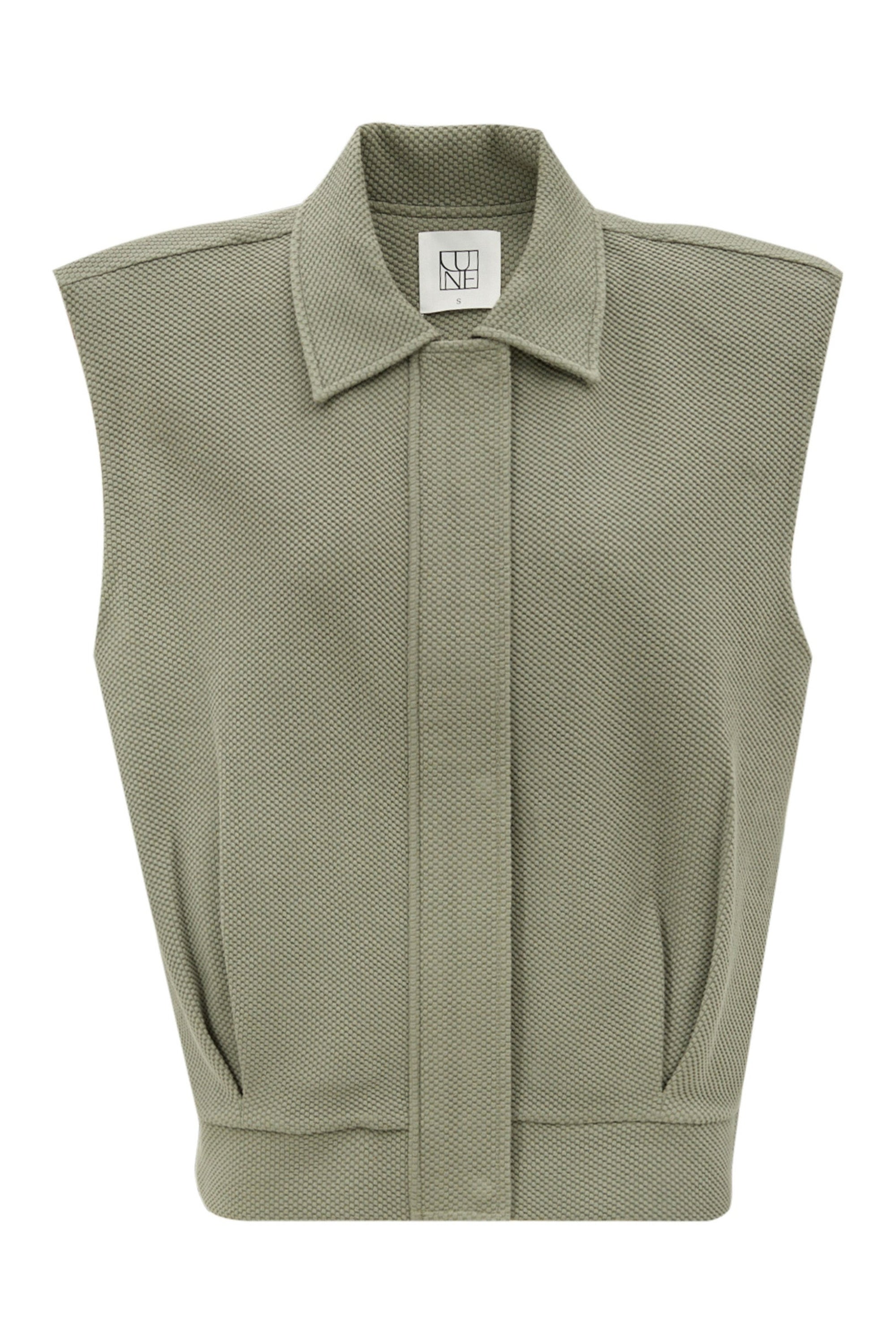 Moon Classic Sleeveless Jacket - Olive