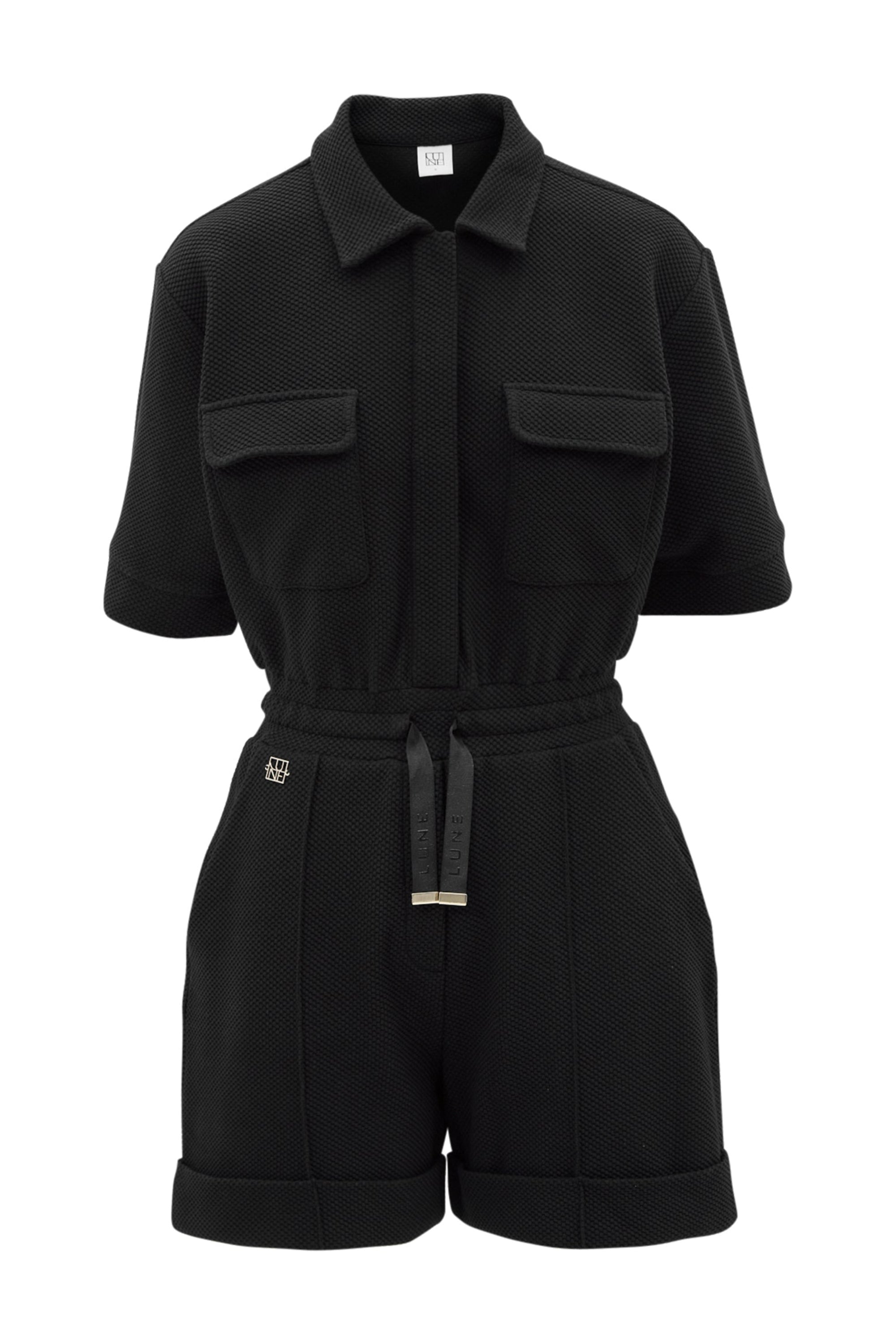 Moon Classic Short Jumpsuit - Black