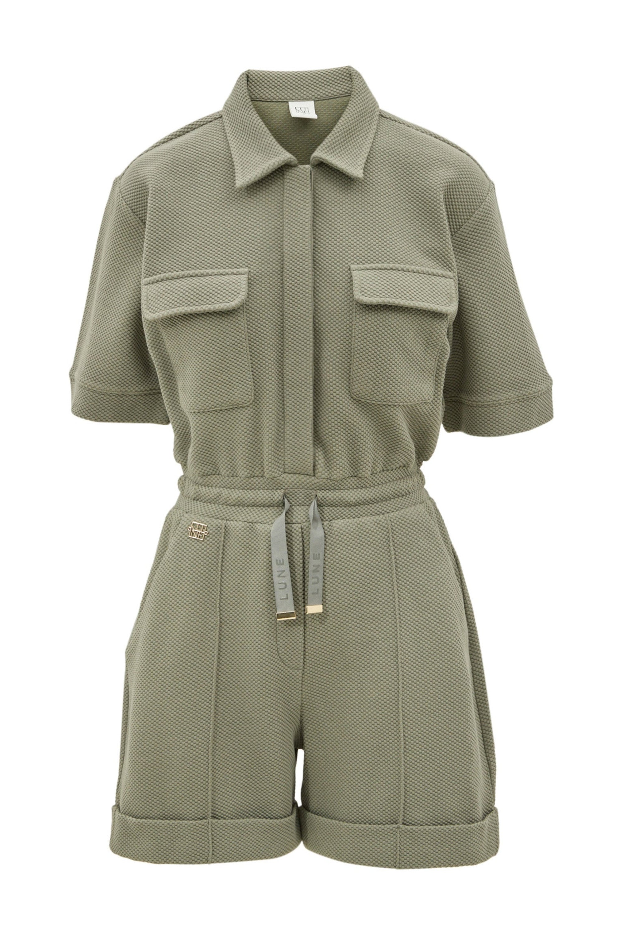 Moon Classic Short Jumpsuit - Olive