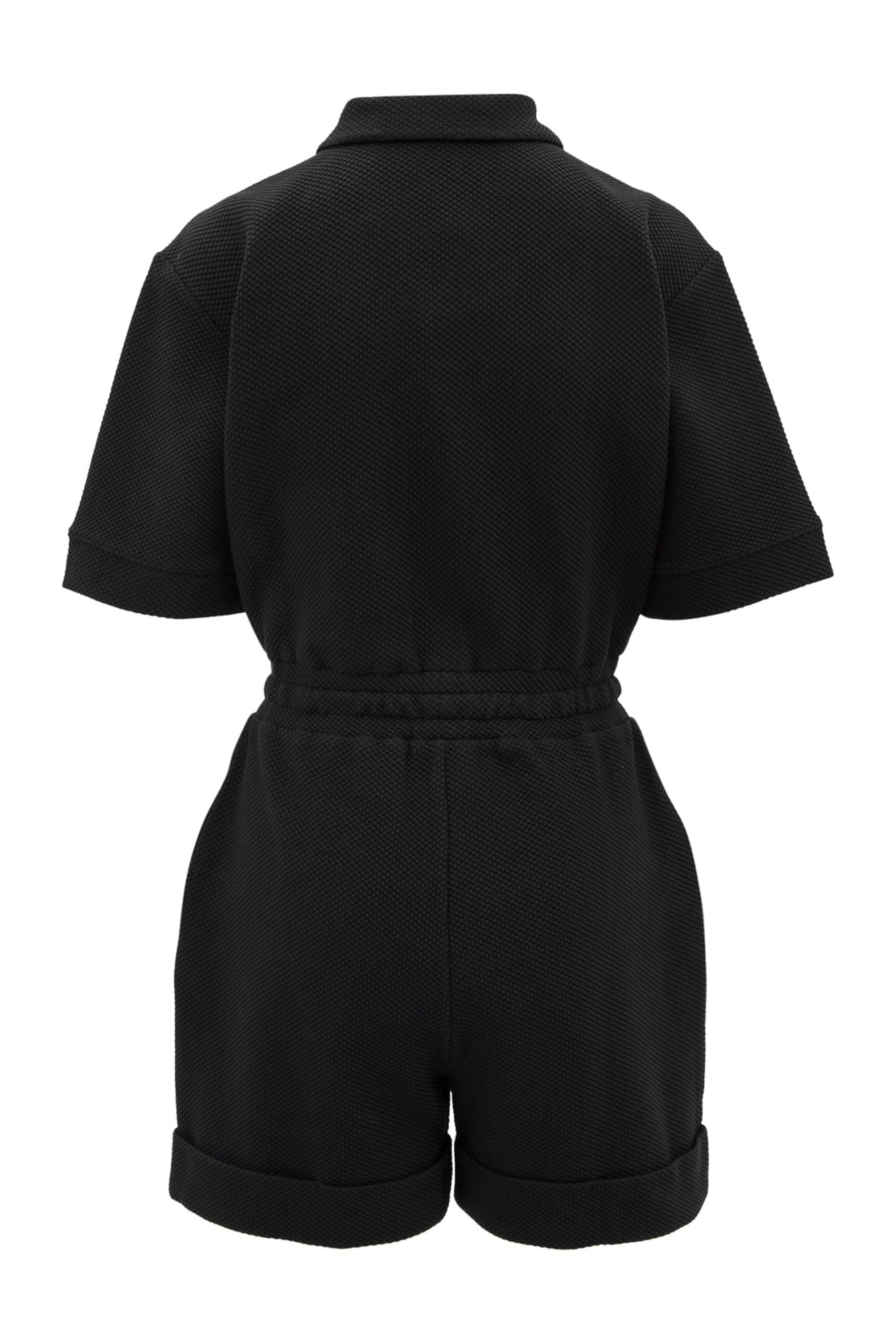 Moon Classic Short Jumpsuit - Black