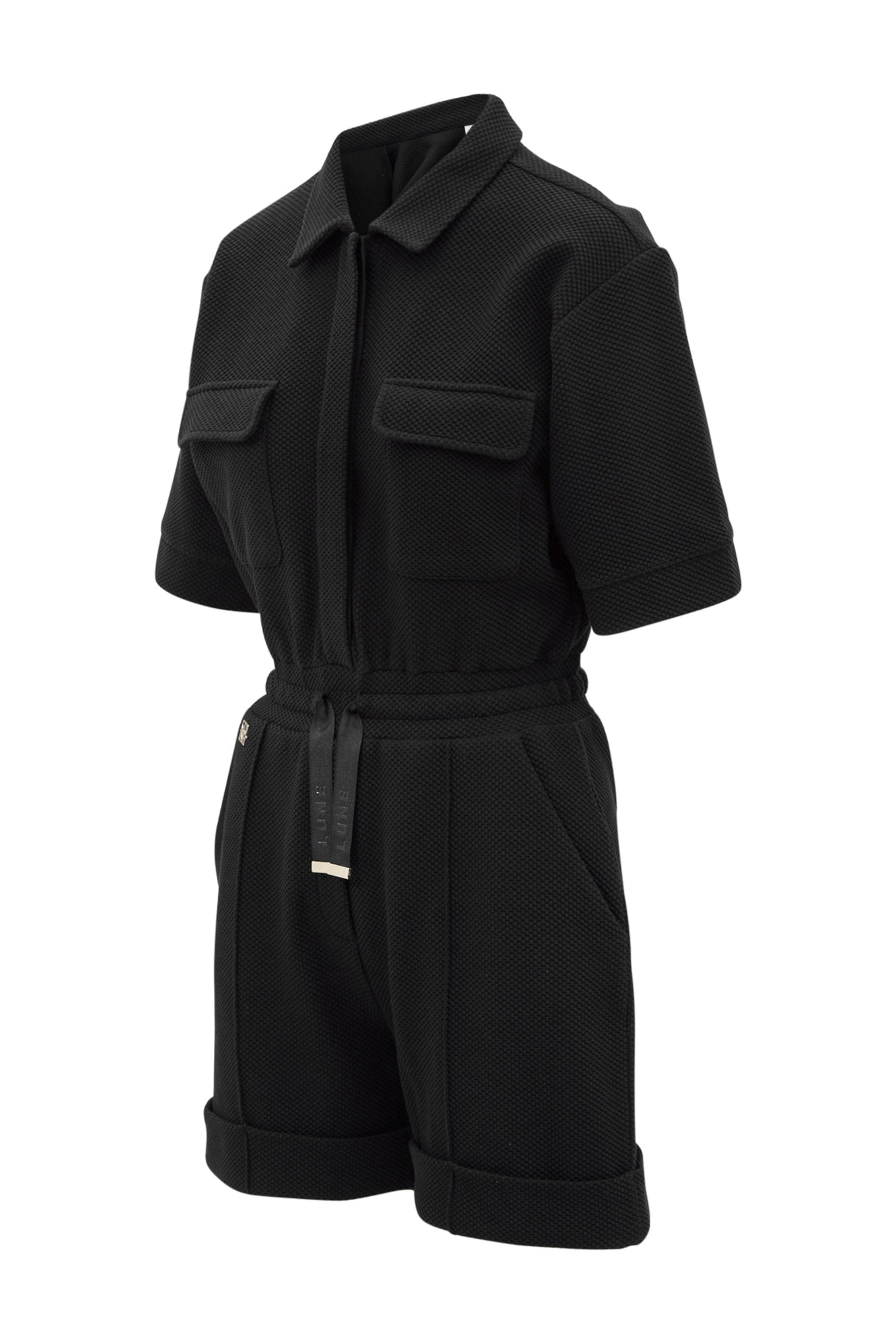 Moon Classic Short Jumpsuit - Black