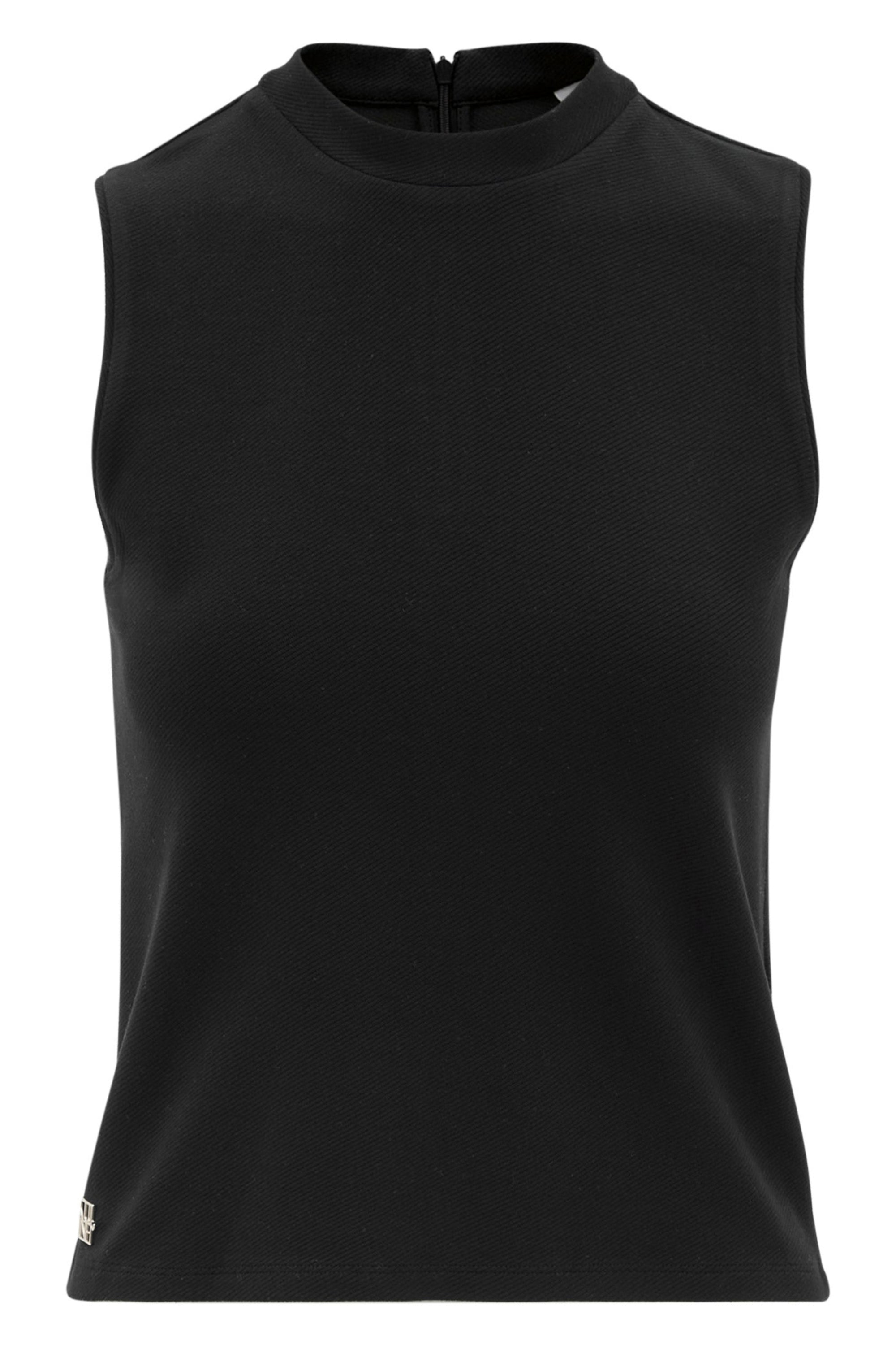 Forest Essential Sleeveless Top - Black