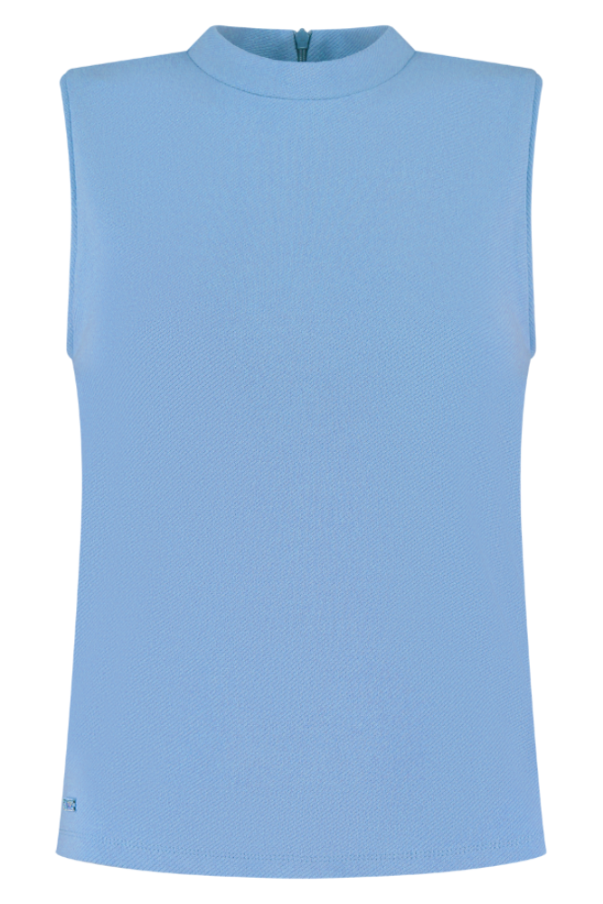 Forest Sleeveless Top - Brilliant Blue