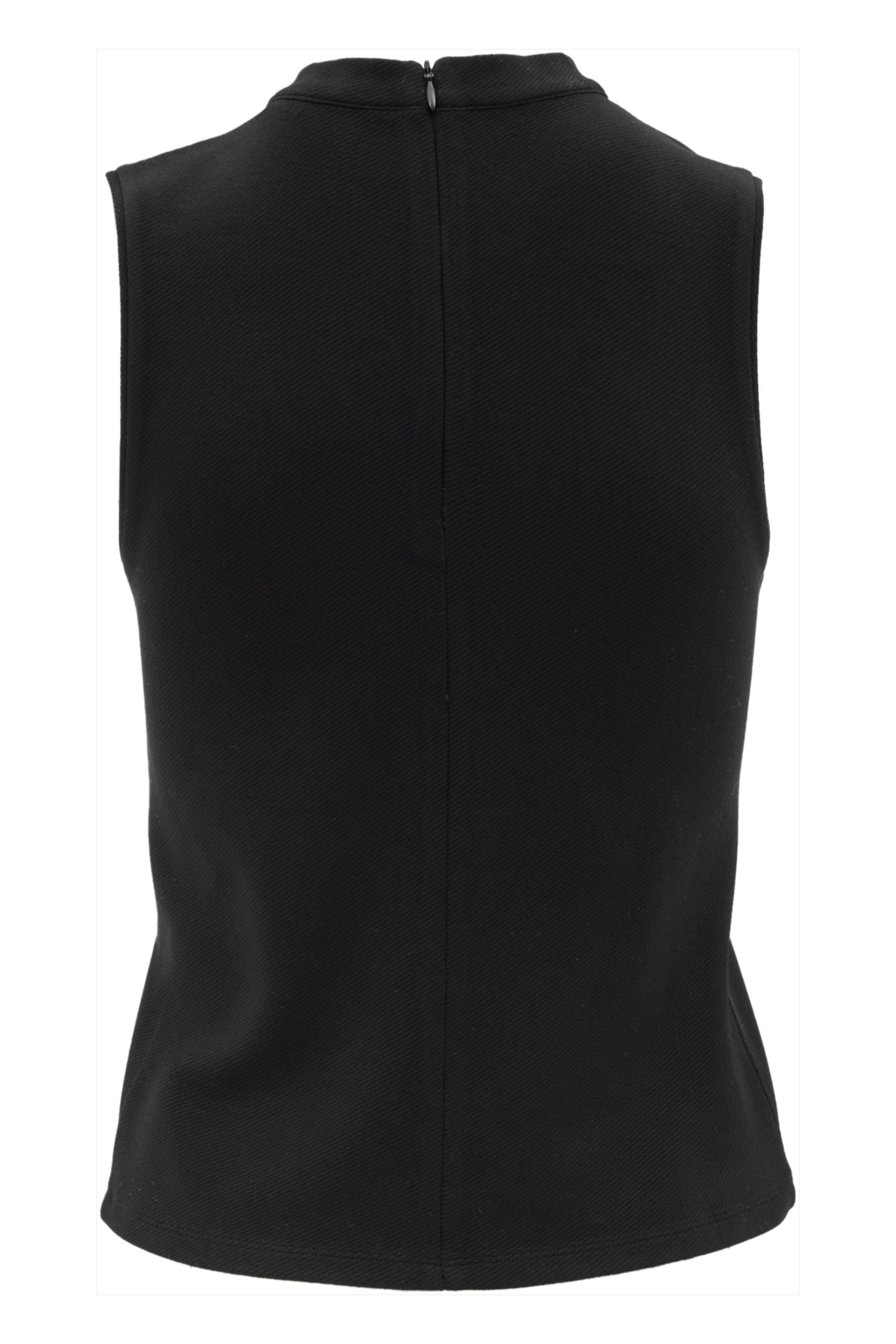 Forest Essential Sleeveless Top - Black