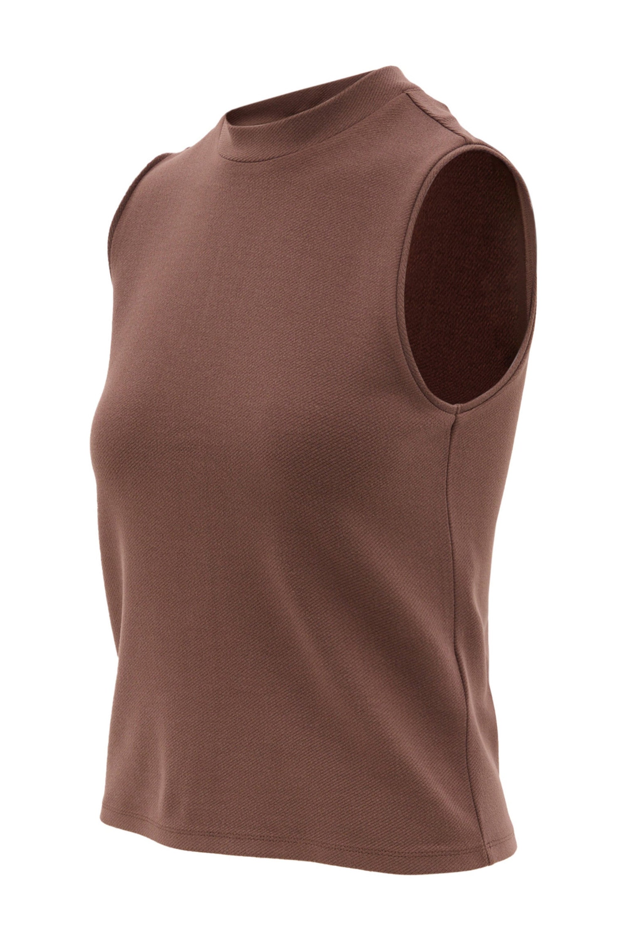 Forest Essential Sleeveless Top - Chocolate