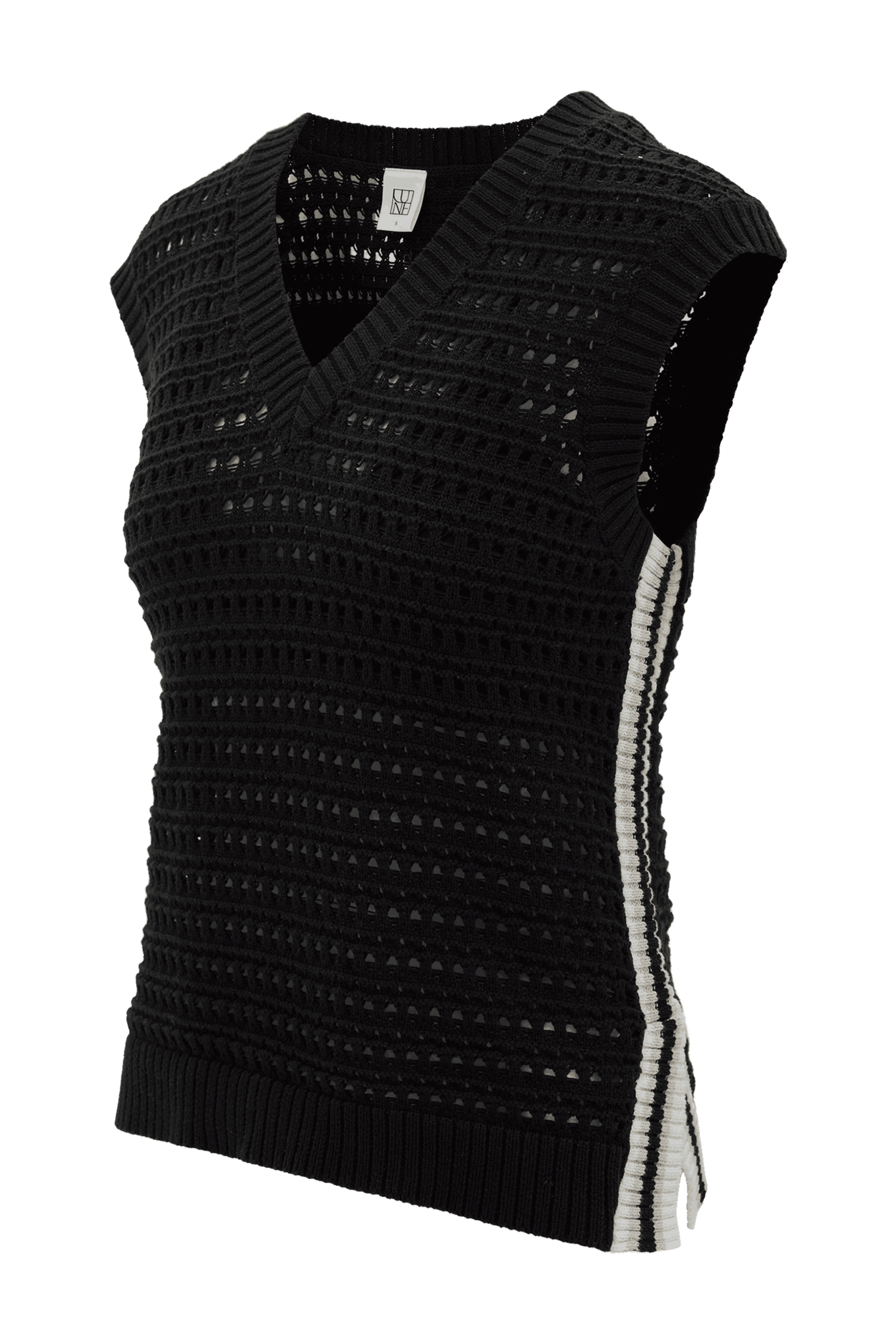 Celeste V-neck Tank - Black