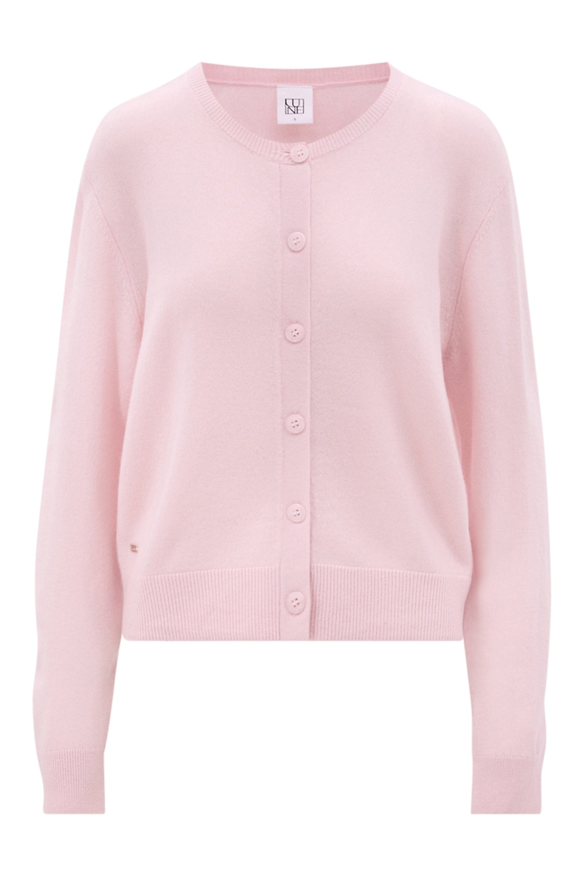 Lana Cashmere Cardigan - Soft Pink
