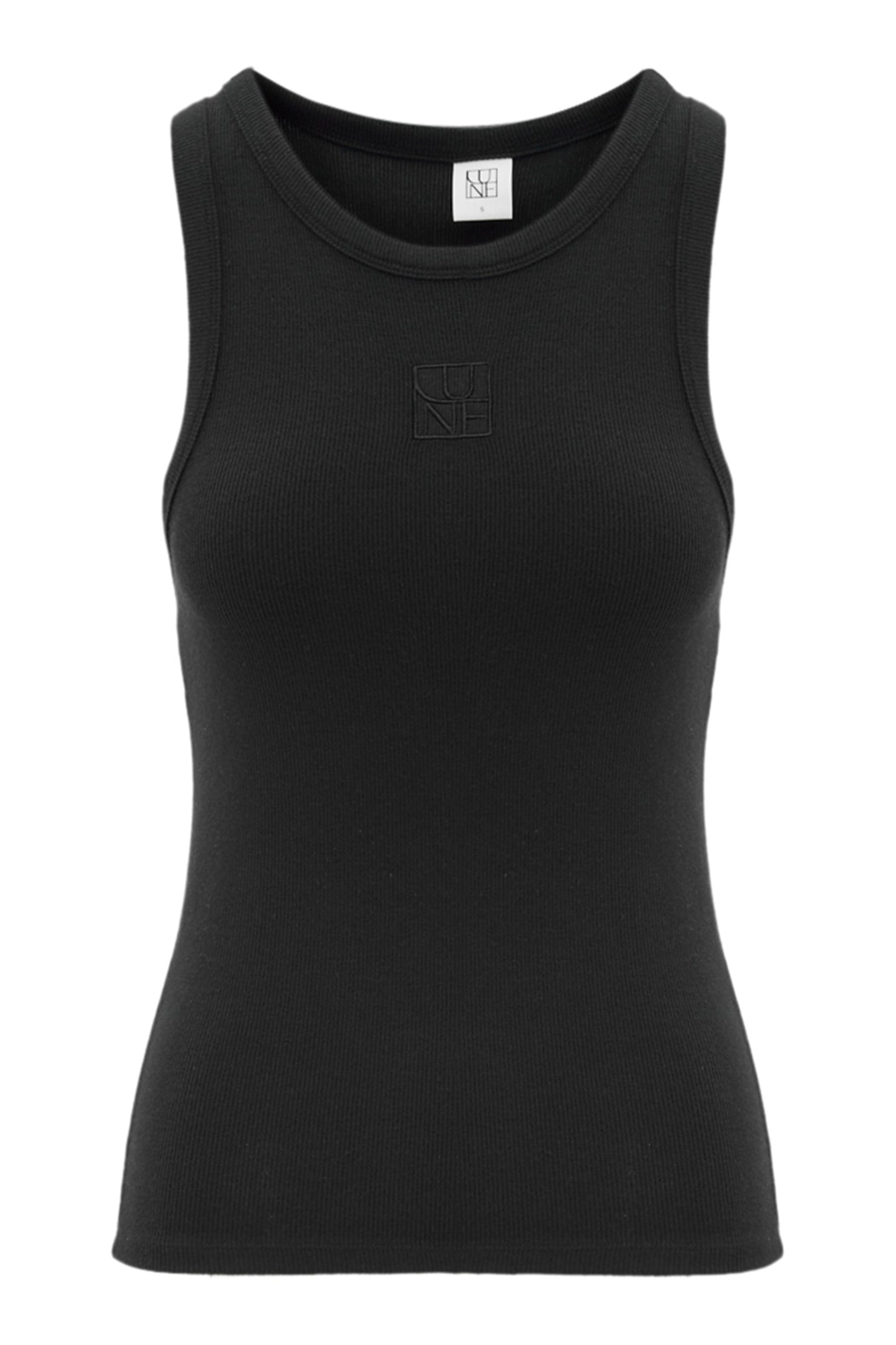 Mila Logo Soft Tank Top - Black