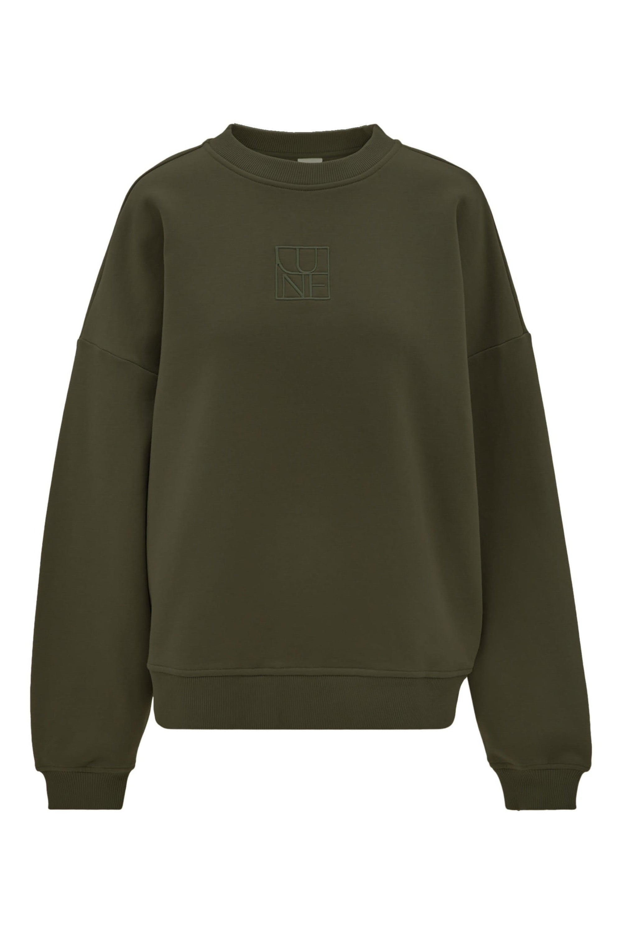 Zany Oversized Sweater - Deep Moss