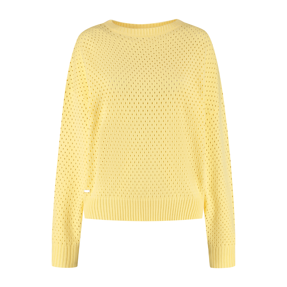 Olly Crochet Sweater - Vanilla