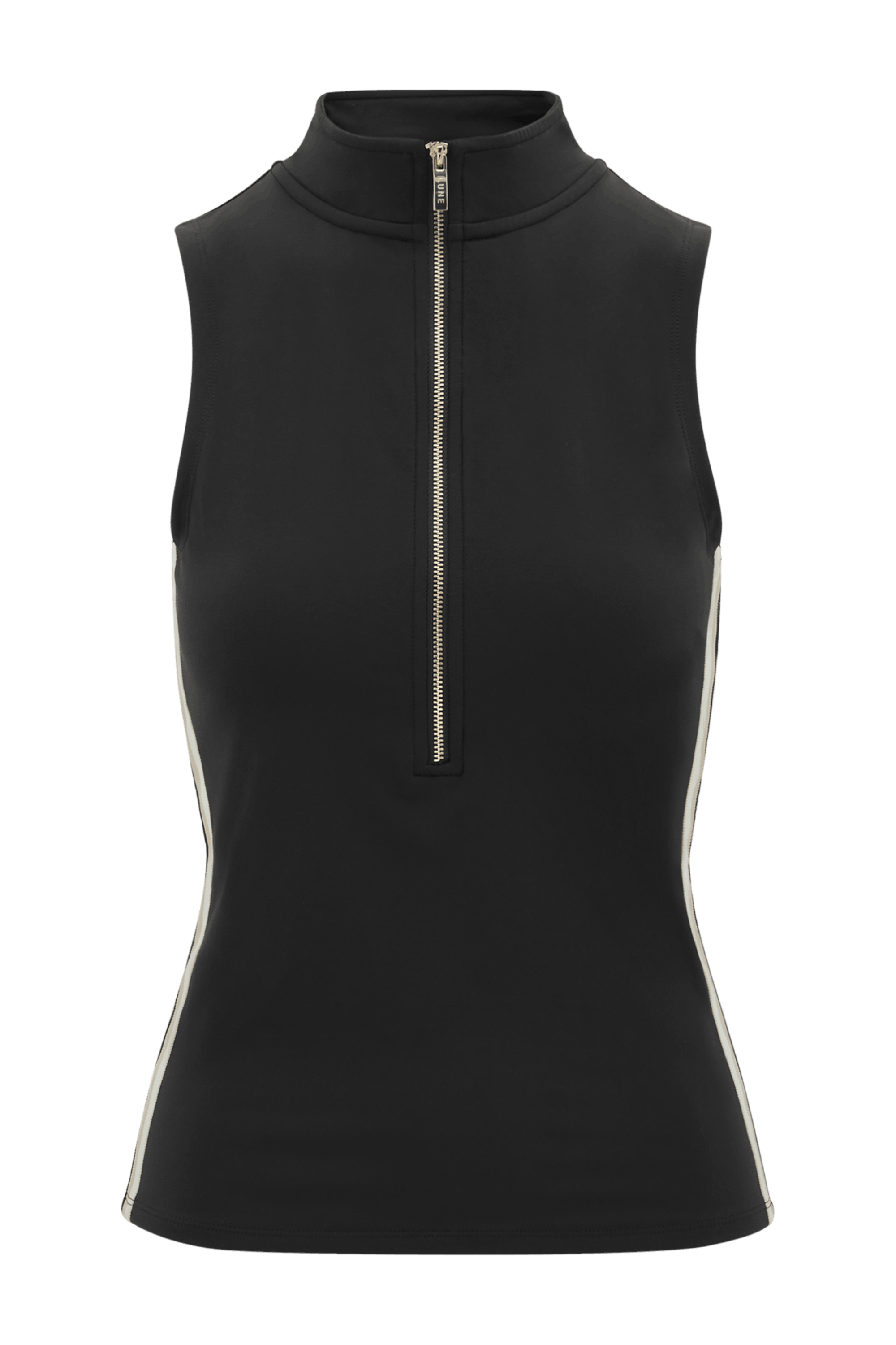 River Lift Sleeveless Polo - Black