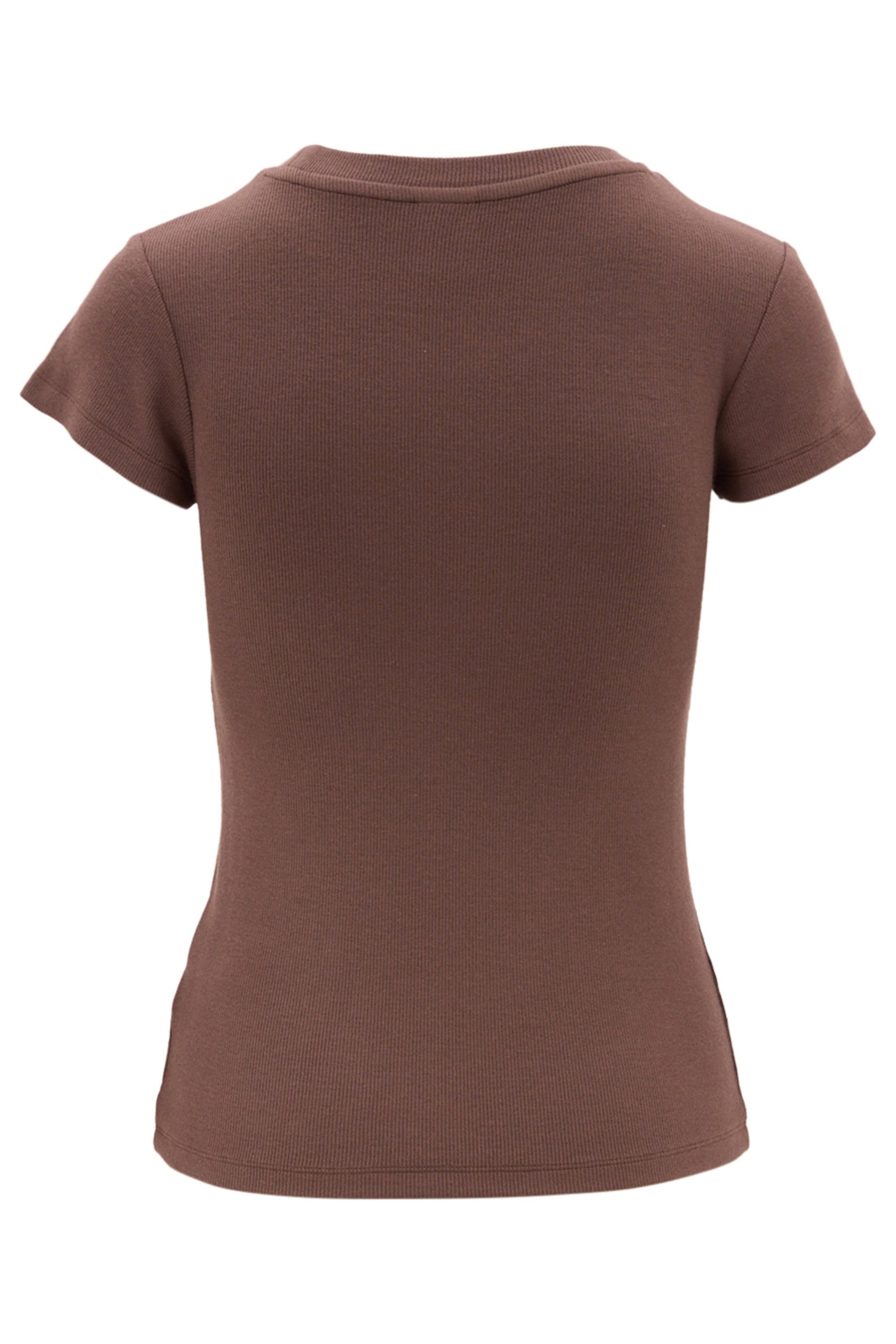 Mila Soft Tee - Chocolate
