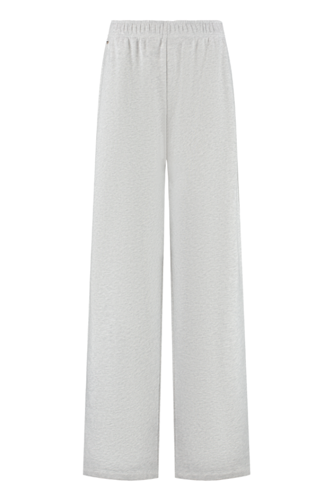 Amelia Straight Leg Pants - Grey Melange