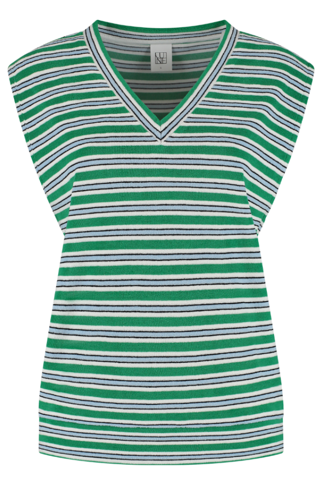 Abby Terry Sleeveless Top - Jade