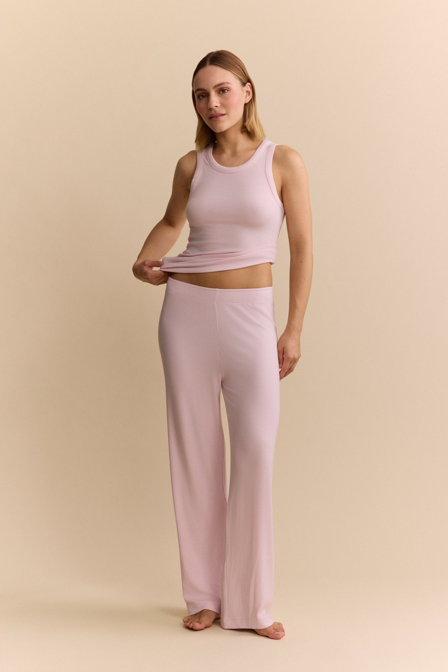 Mila Tank - Mauve Pink
