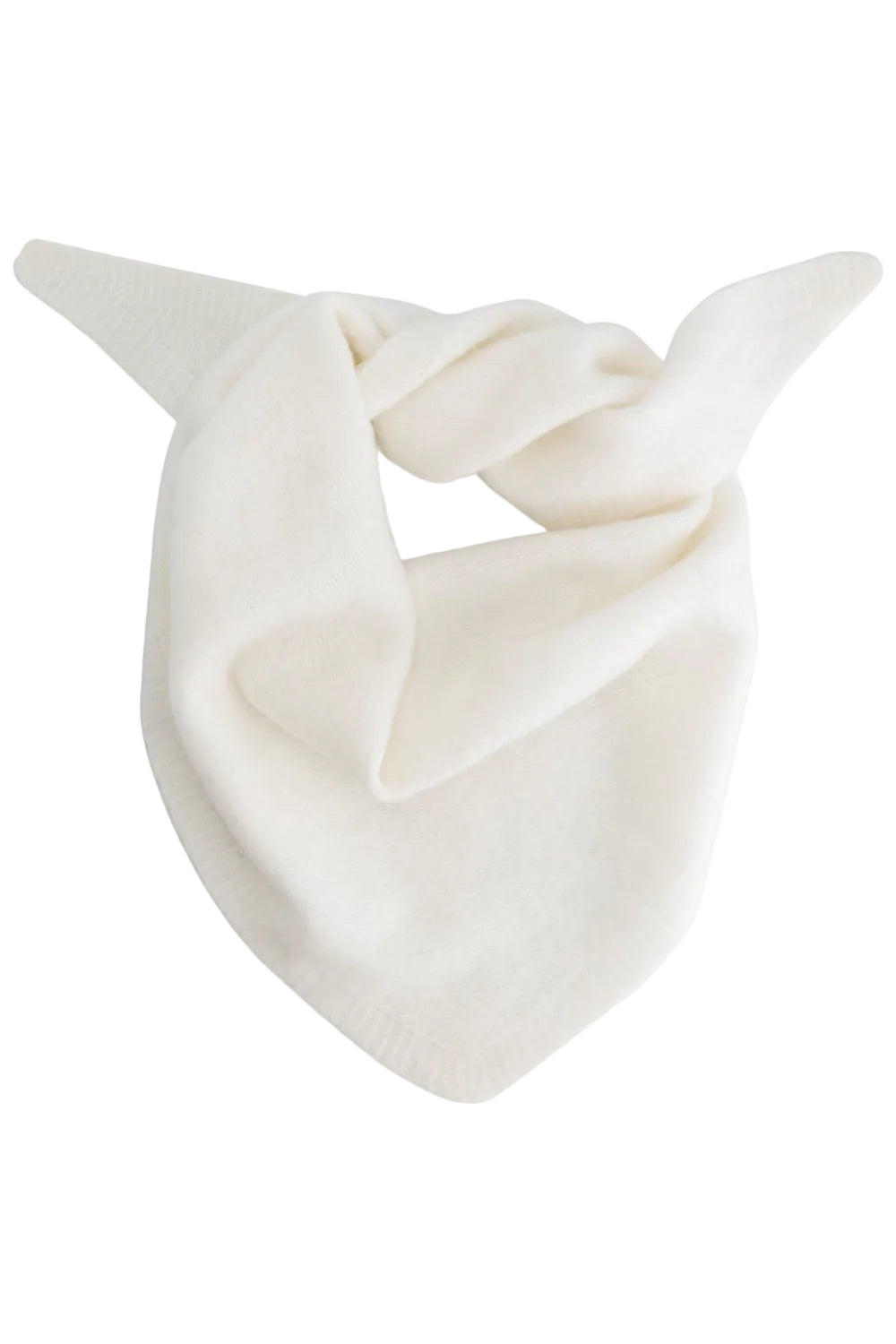 Manu Wool Triangle Scarf - Marshmellow