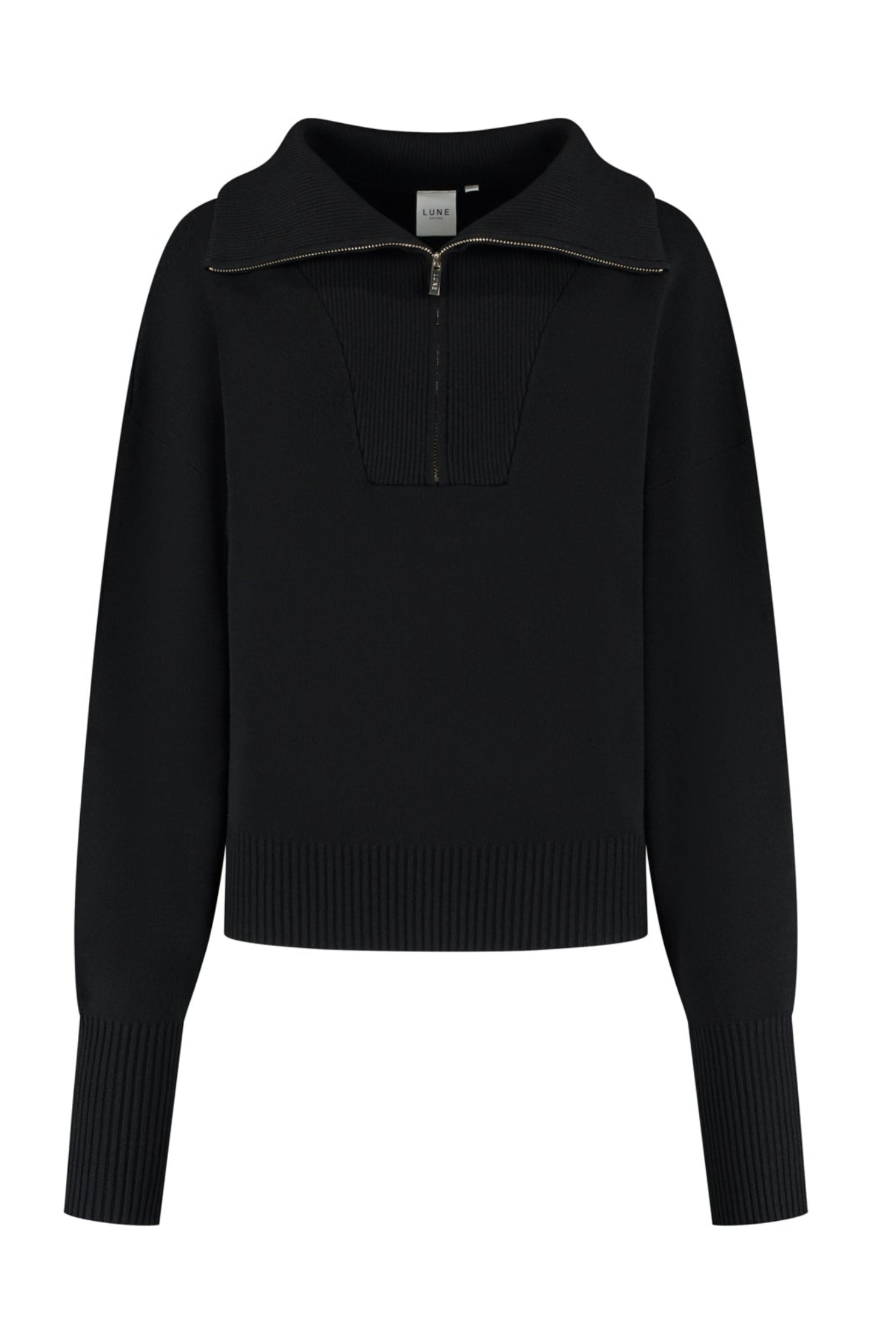 Olly Half-Zip Sweater - Black