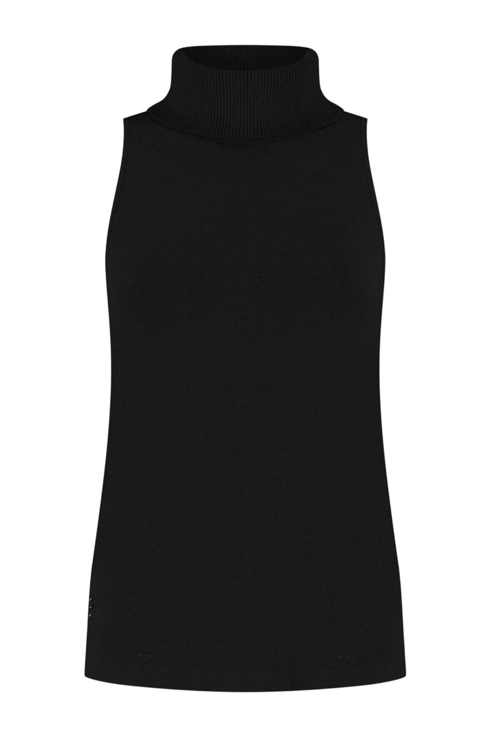 Olly Sleeveless Turtleneck - Black