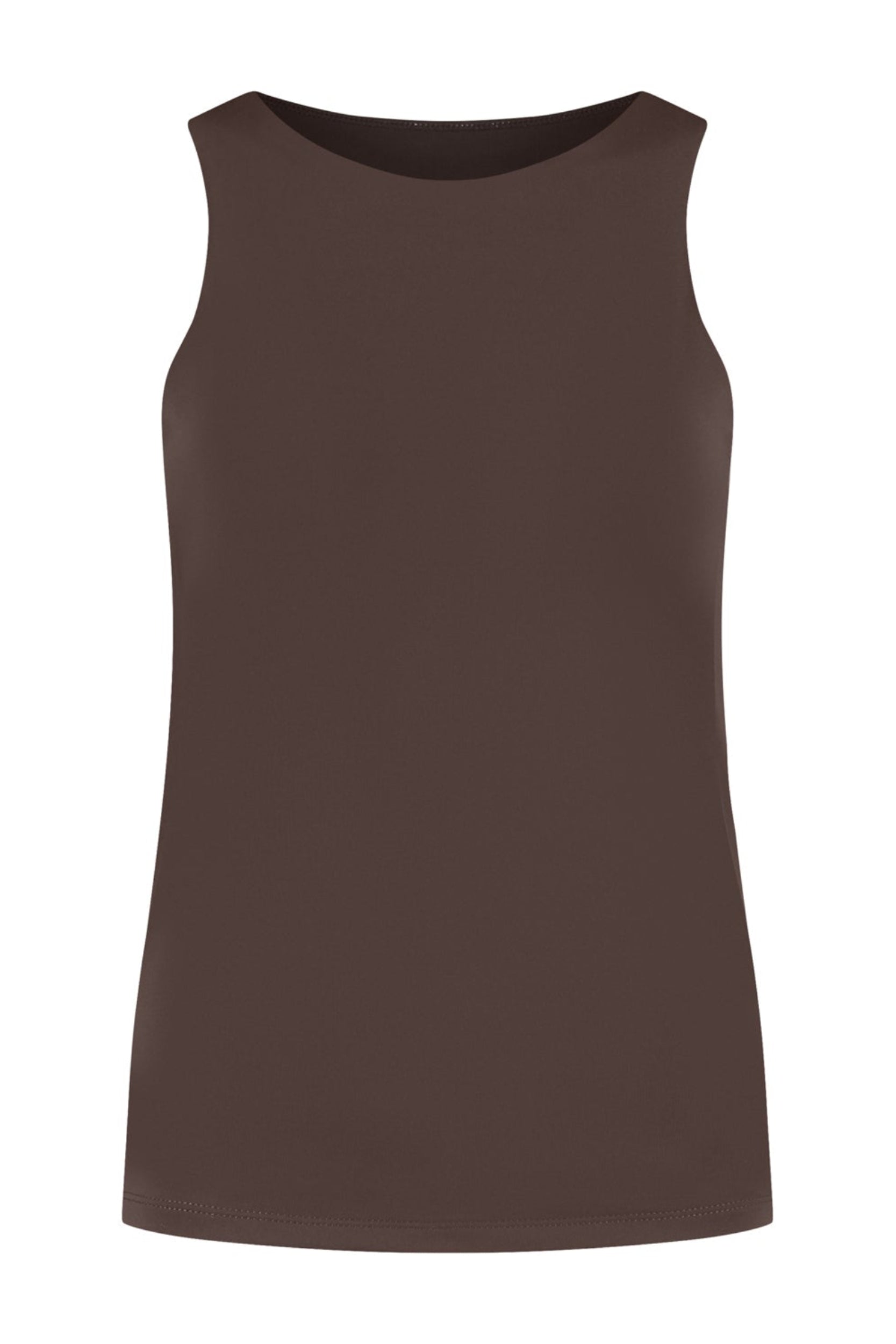 River Lift High Neck Tank - Chocolate