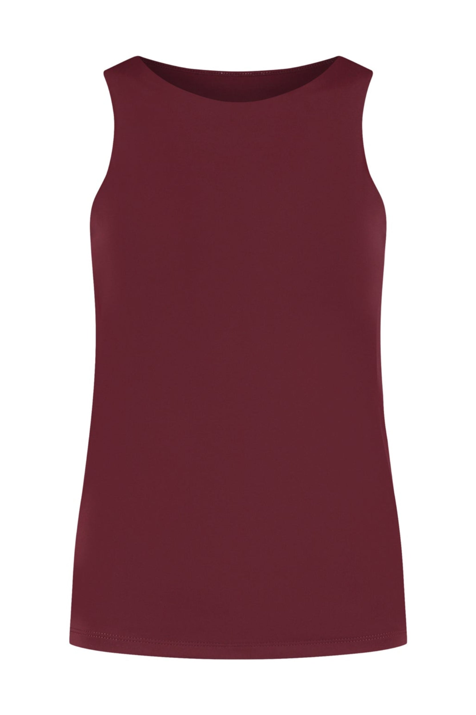 River Lift High Neck Tank - Maroon