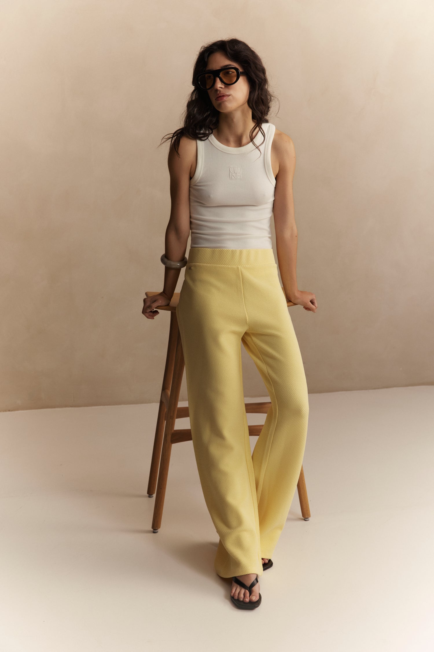 Mila Logo Soft Tank Top - Marshmellow