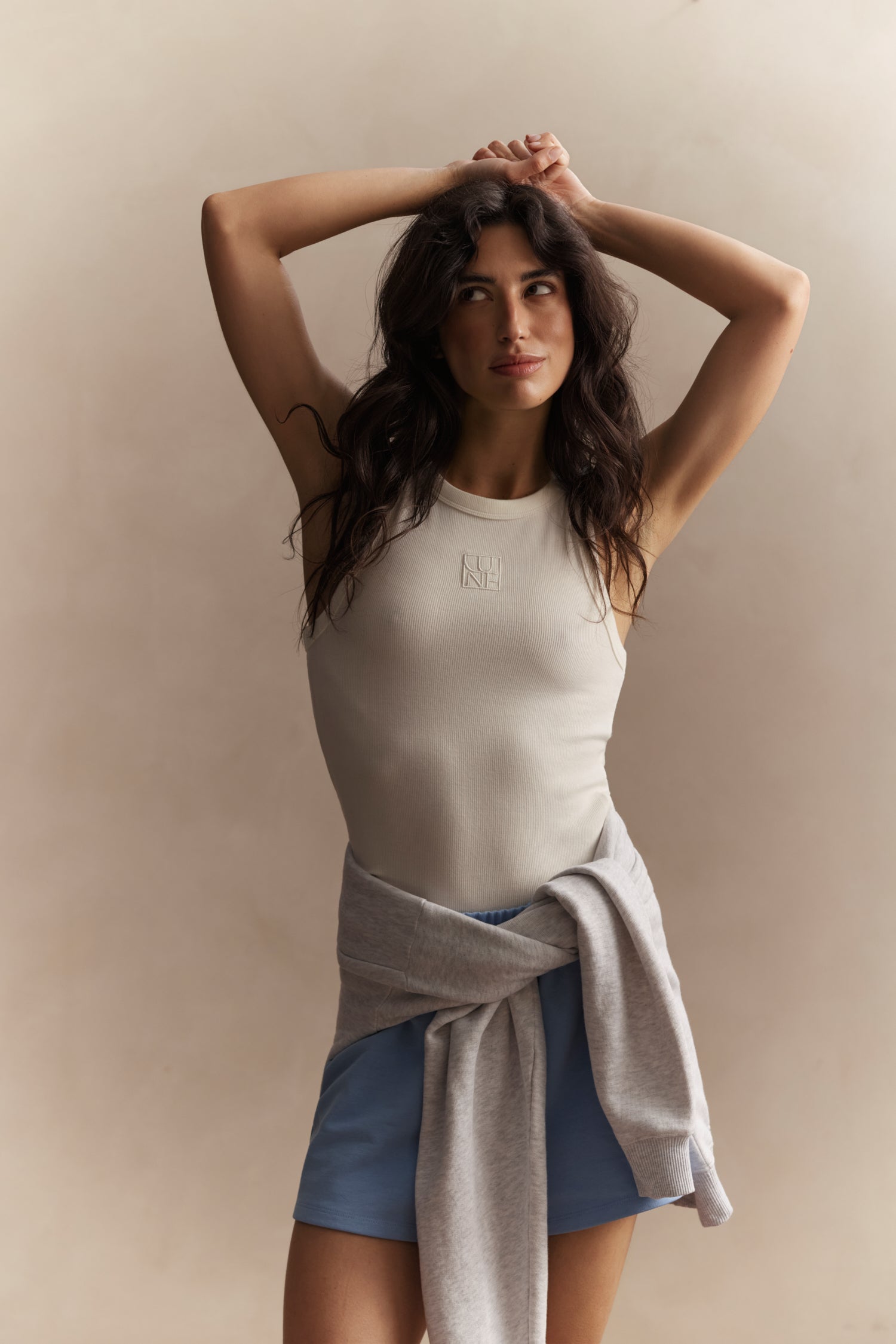 Mila Logo Soft Tank Top - Marshmellow