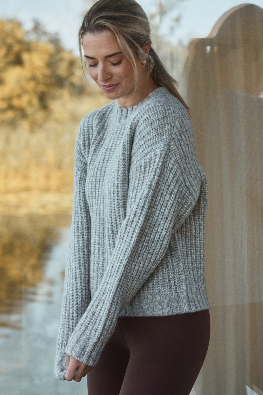 Hudson Crew Sweater - Grey Melange