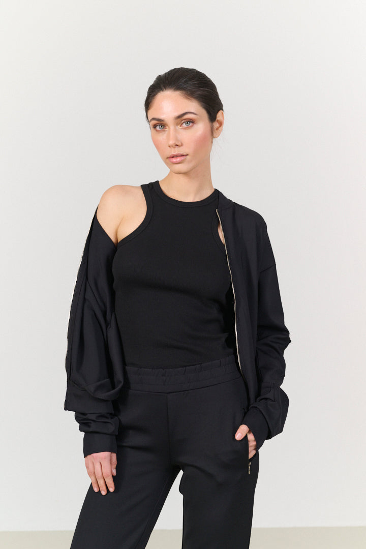 Kenny tech-jersey jacket - Black