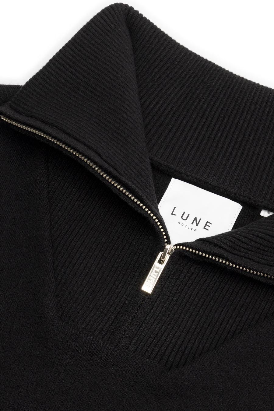 OLLY half-zip sweater - Black