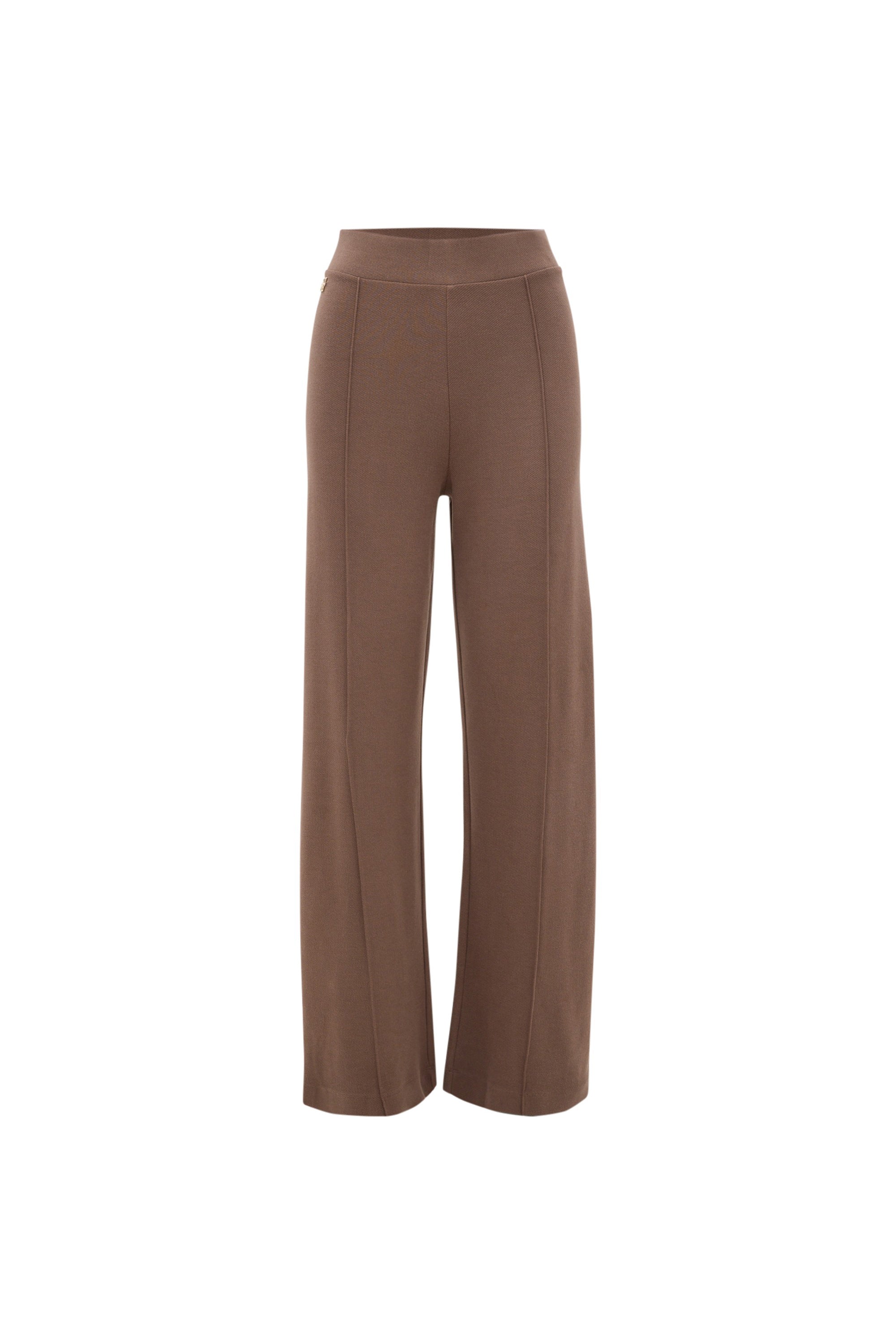 FOREST ESSENTIAL flared pants - Chocolate