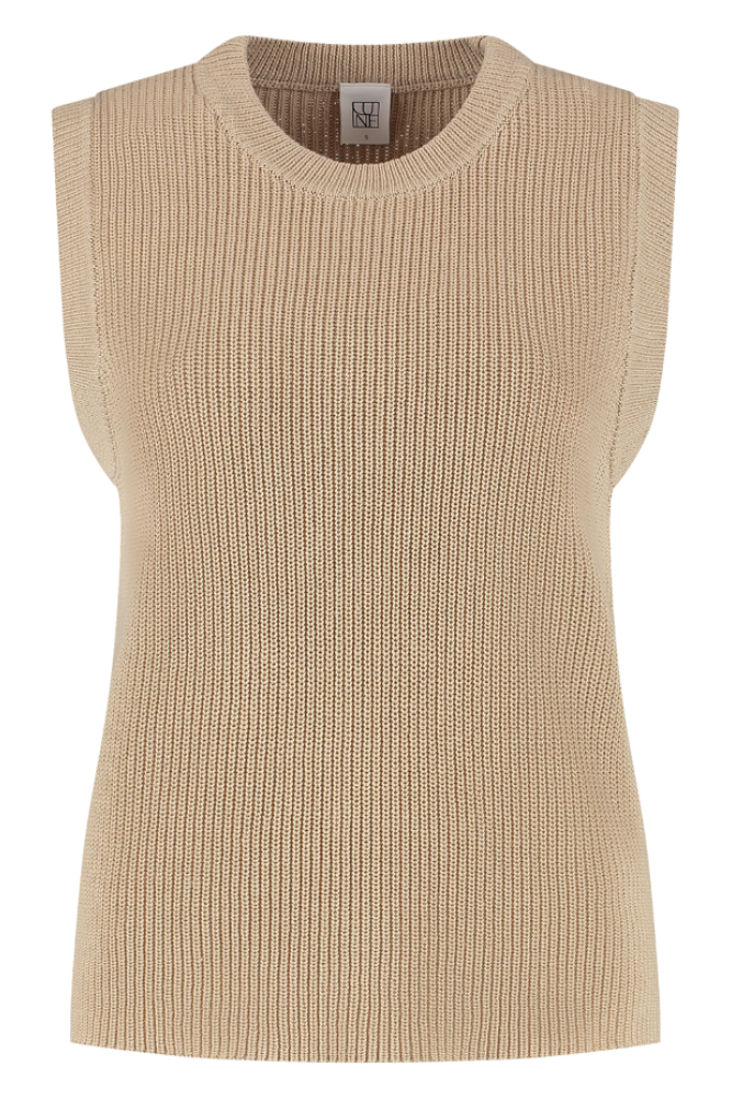Stella Sleeveless Top - Champagne