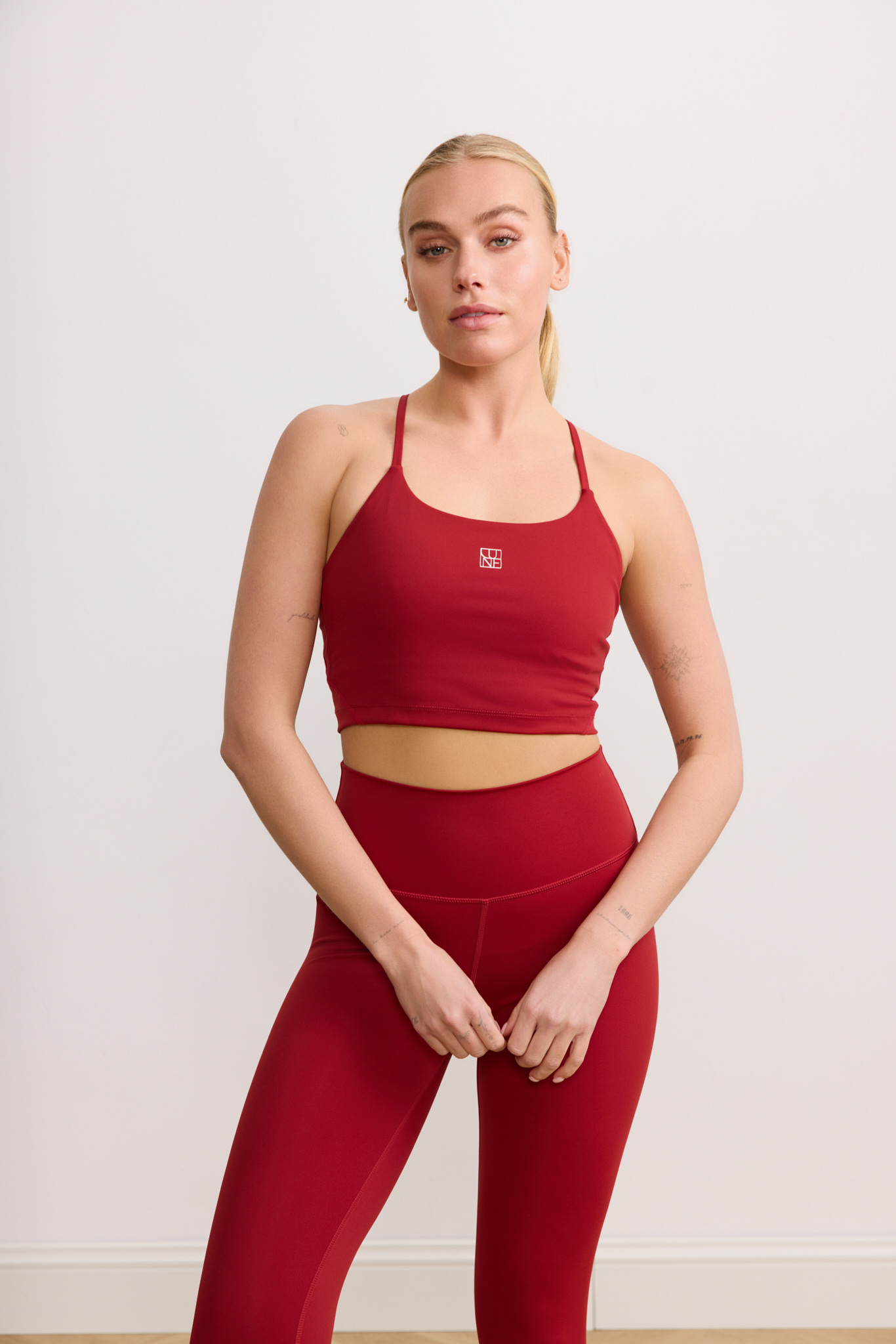 RIVER LIFT high-waisted legging - Burgundy