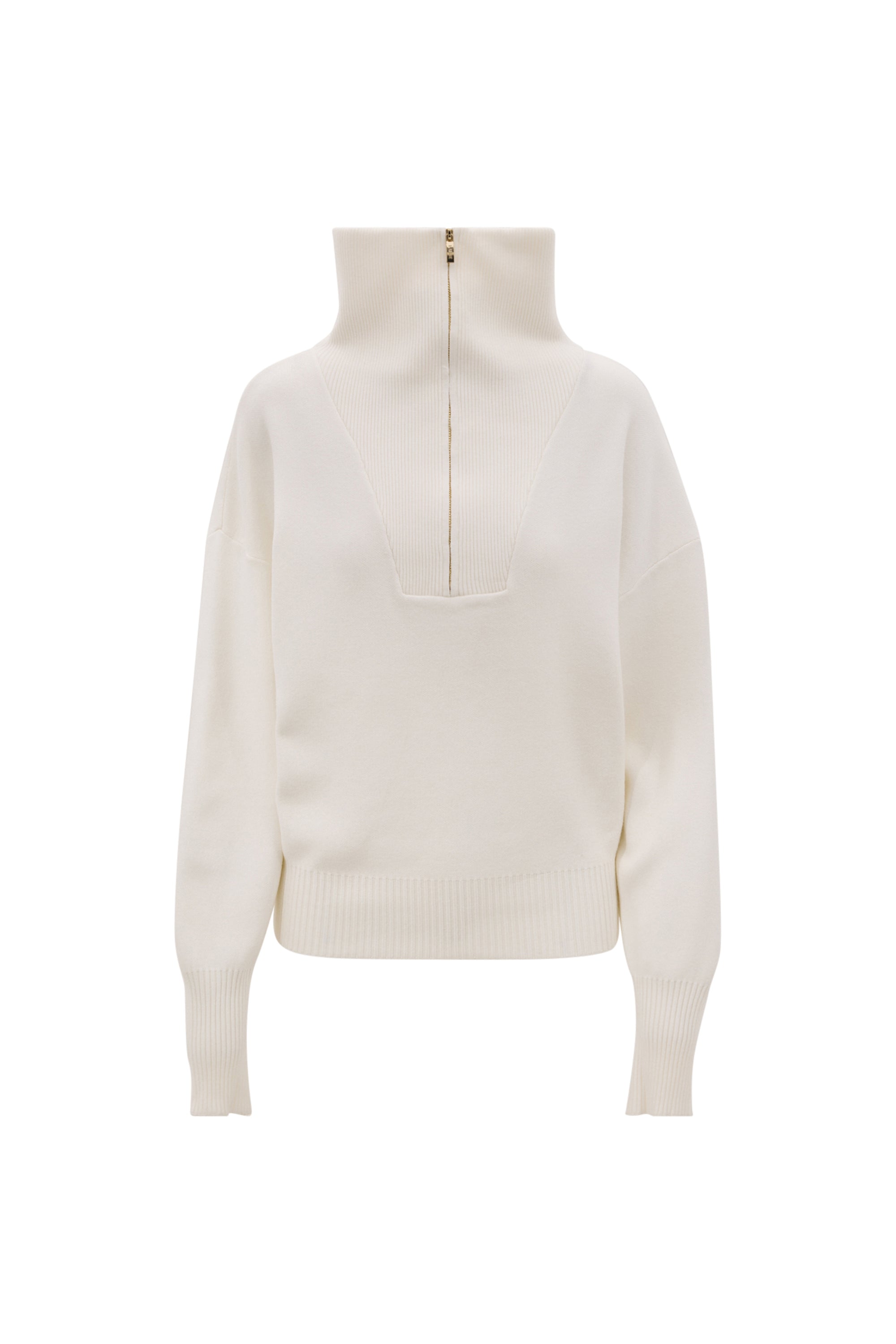 OLLY half-zip knit sweater - Marshmellow