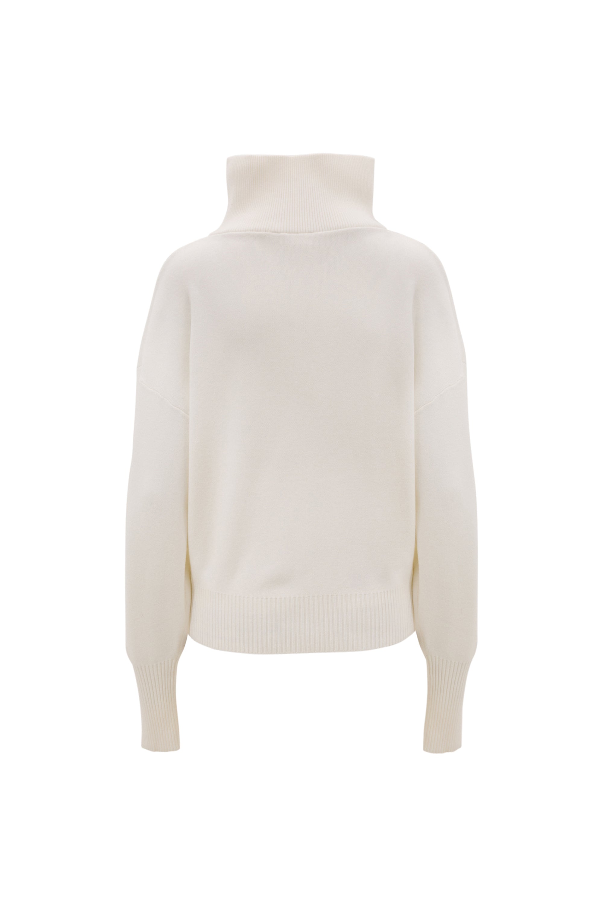 OLLY half-zip knit sweater - Marshmellow