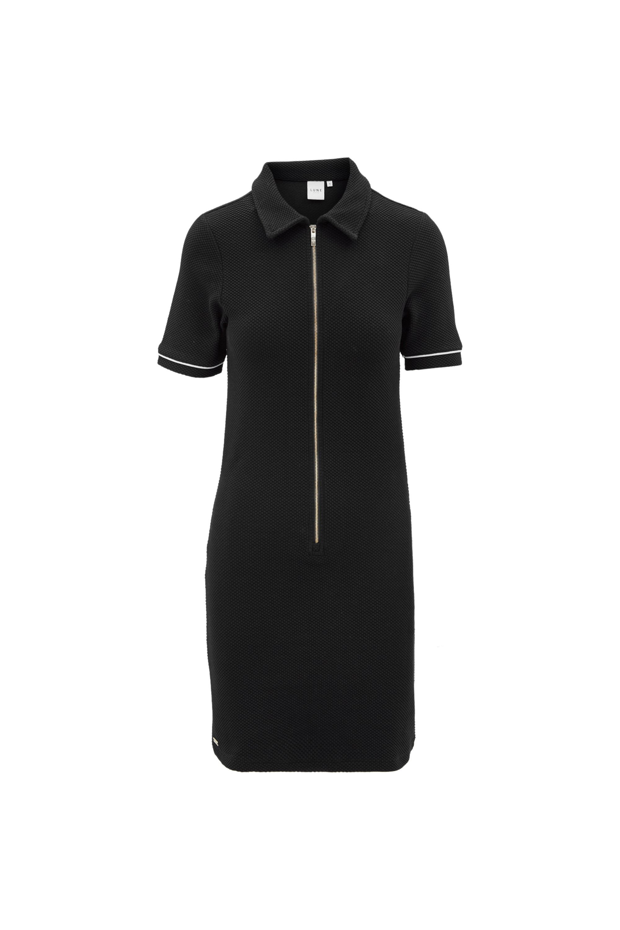 MOON CLASSIC Polo Dress - Black