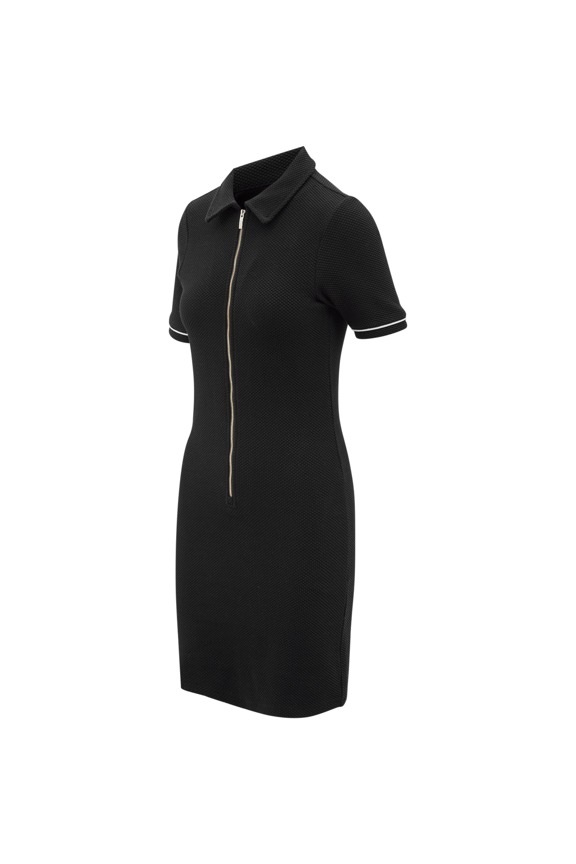 MOON CLASSIC Polo Dress - Black