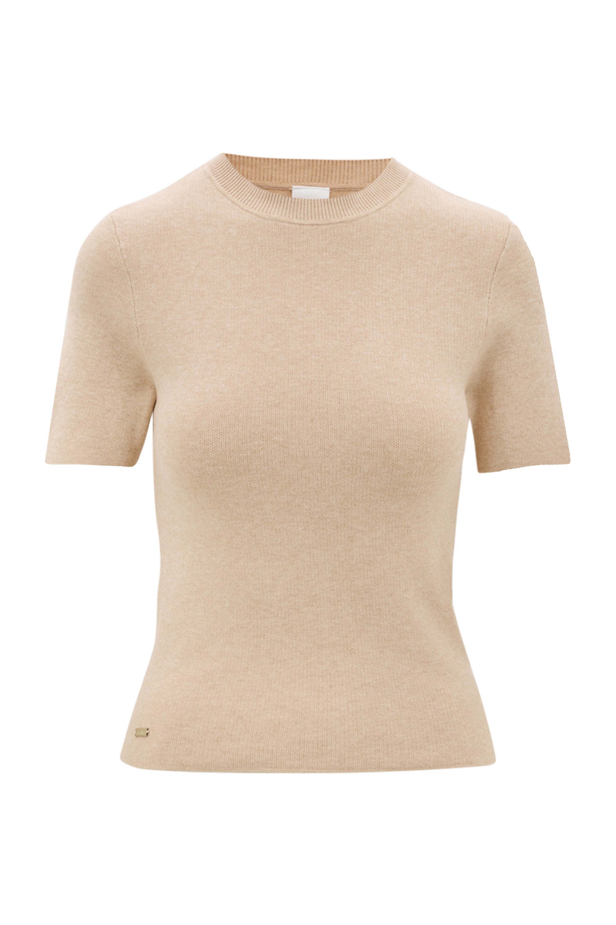 OLLY regular shortsleeve tee - Beige melange