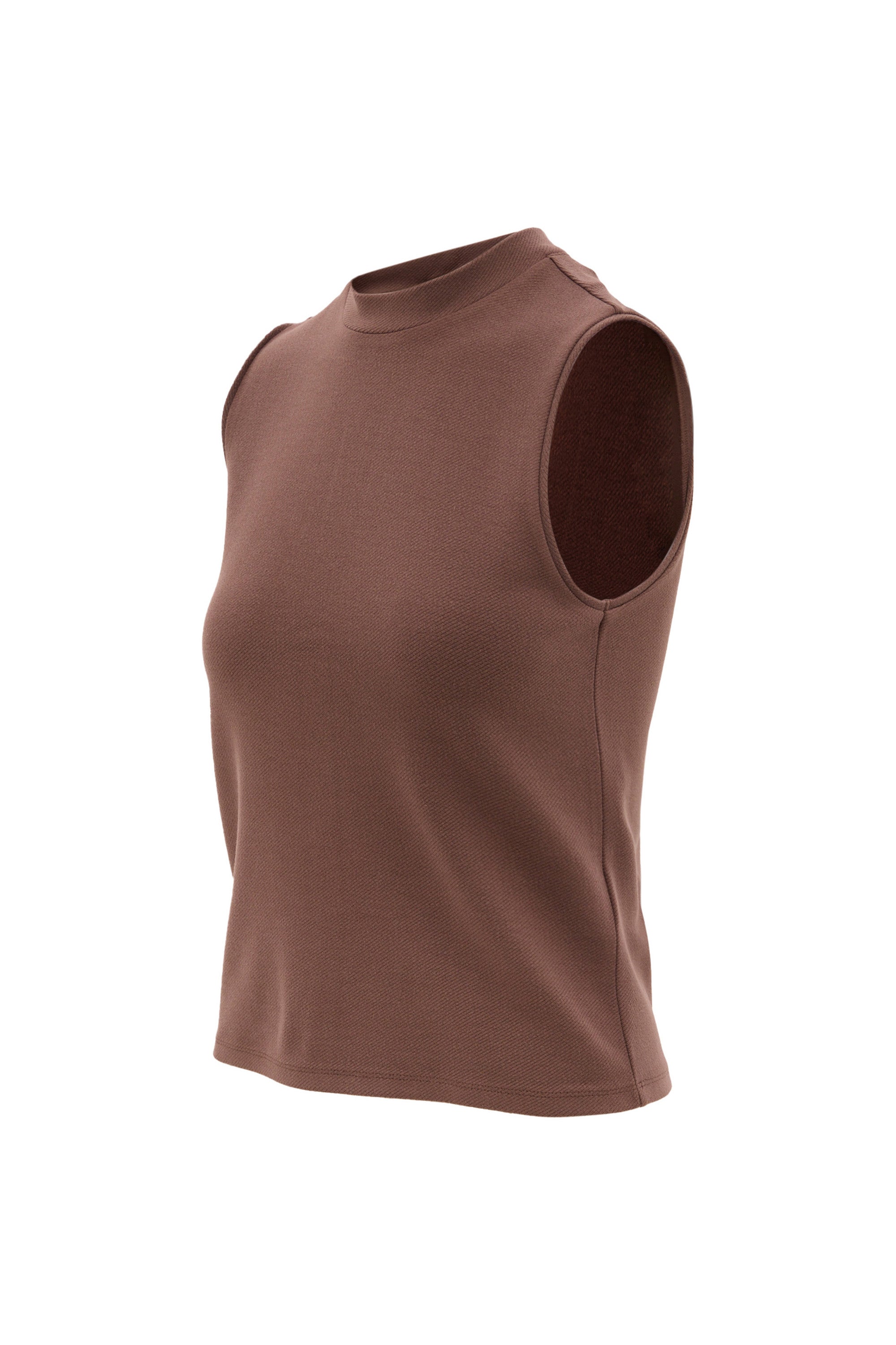 FOREST ESSENTIAL sleeveless top - Chocolate