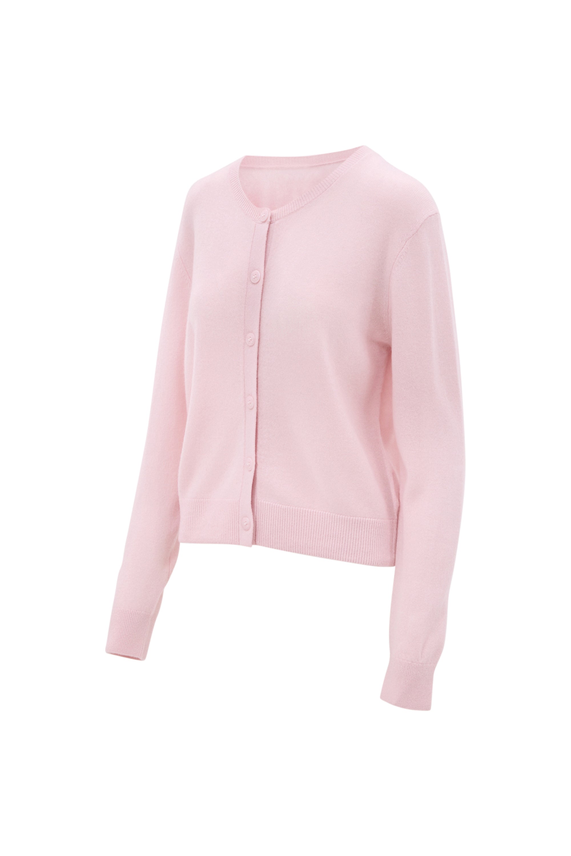 LANA cashmere cardigan - Soft Pink